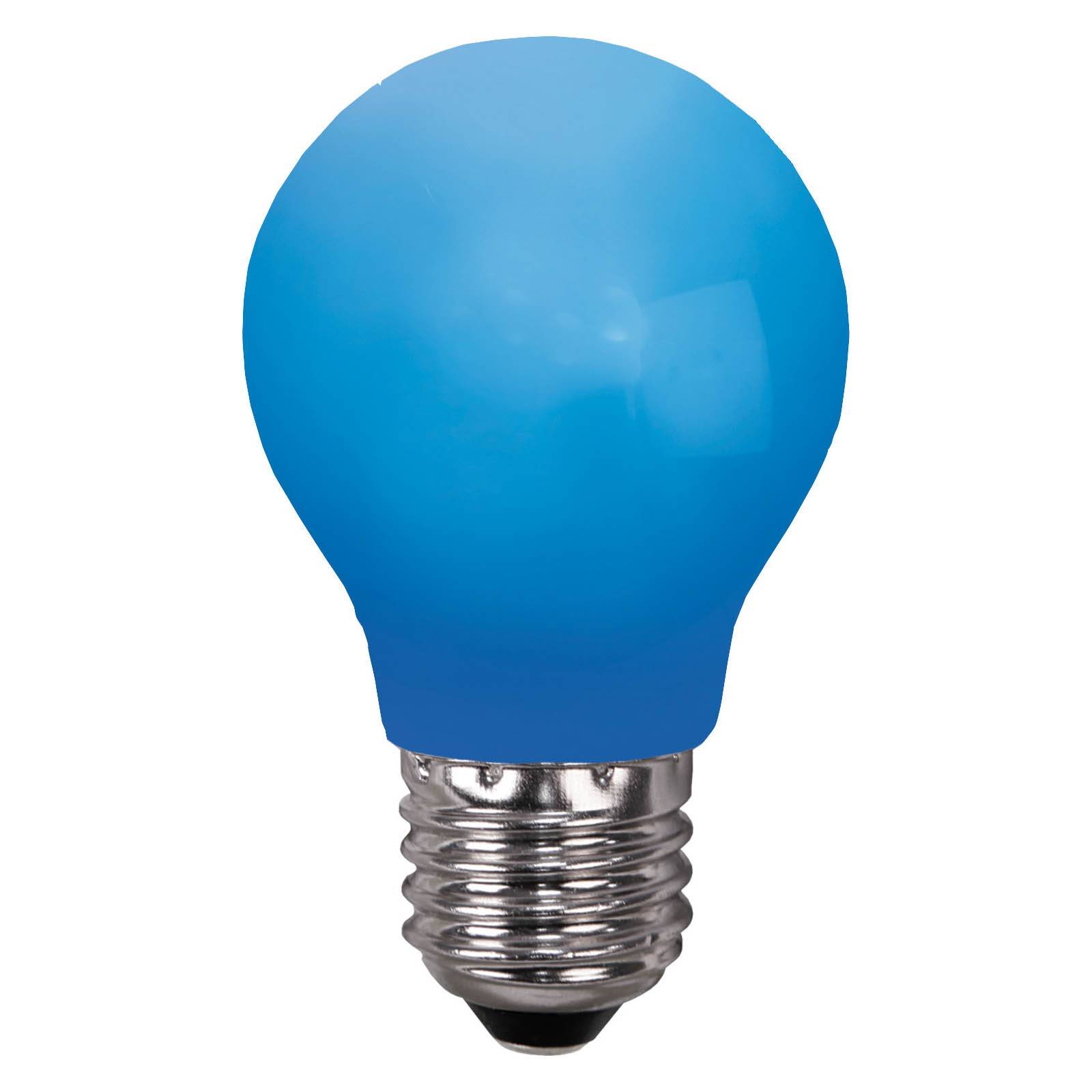 STAR TRADING LED-Lampe E27 für Lichterketten, bruchfest, blau