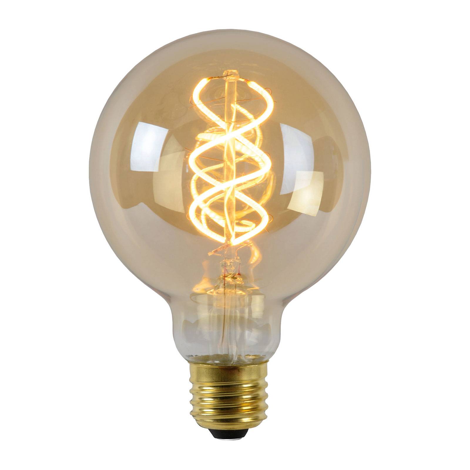 Lucide LED-Lampe E27 Globe 4W 2.200K amber Sensor
