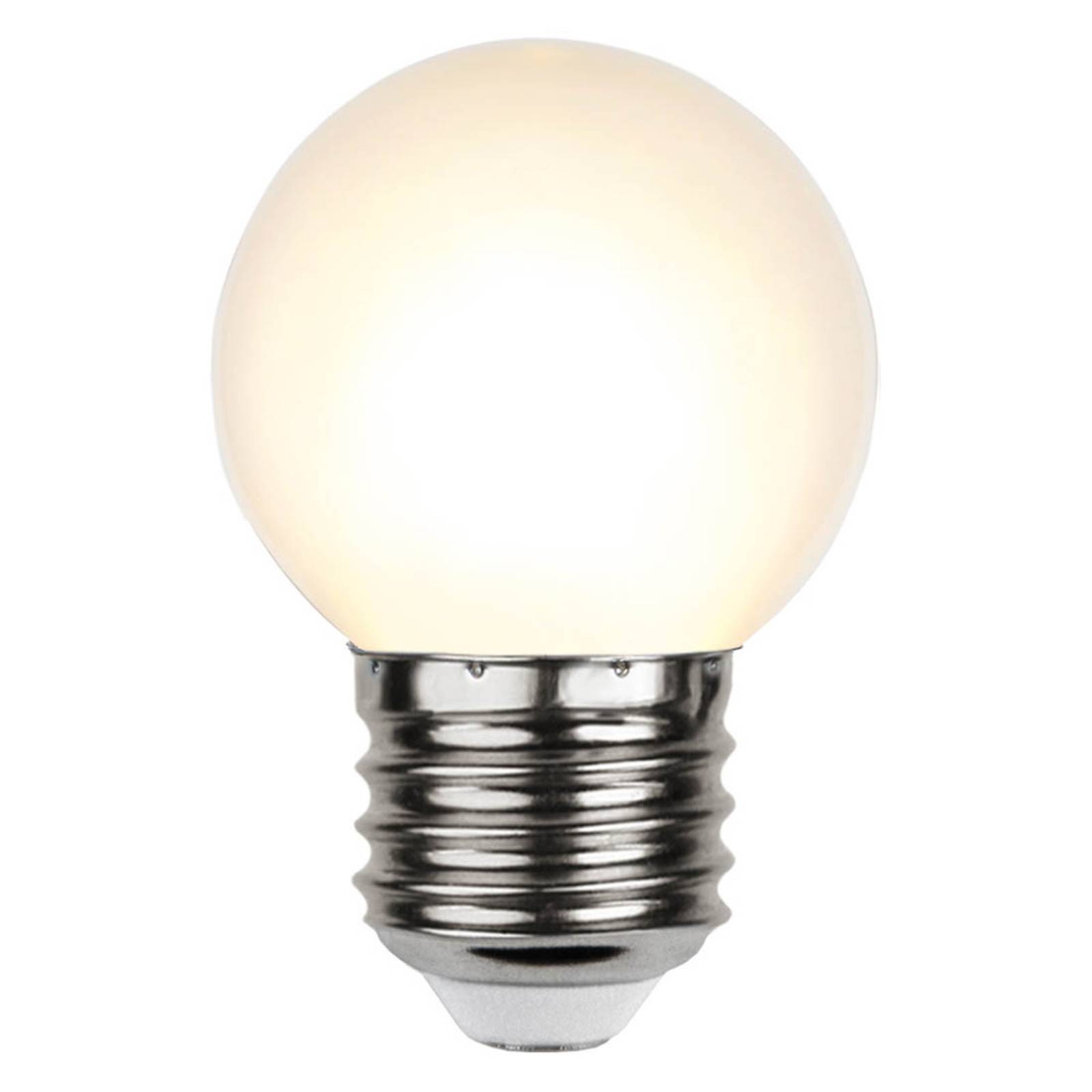 STAR TRADING LED-Lampe E27 G45 für Lichterketten, weiß 2.700K