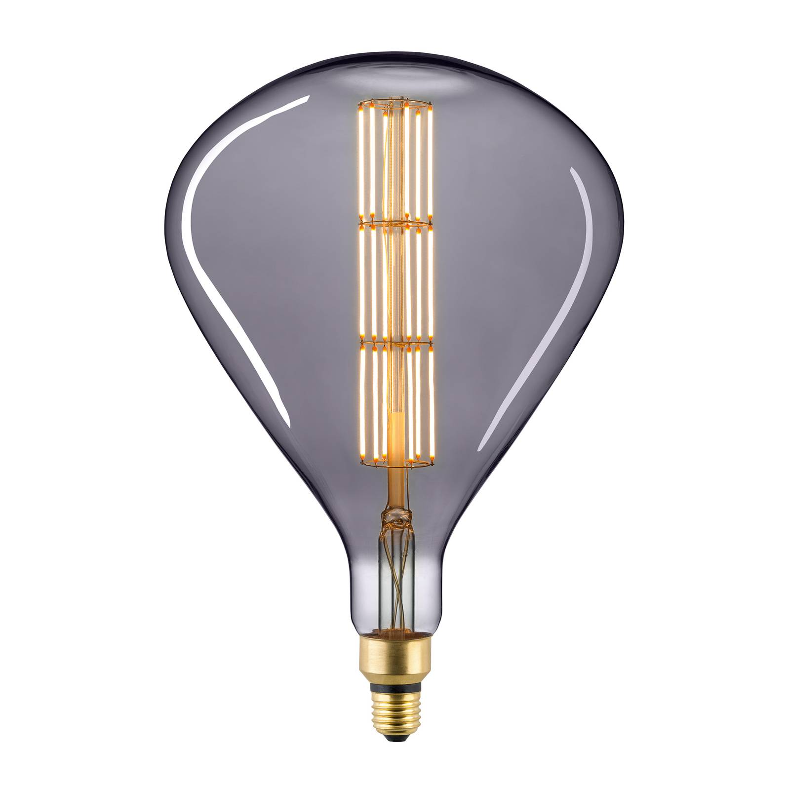 Sigor LED-Leuchtmittel Giant Tear E27 8W Filament 922 dim titan