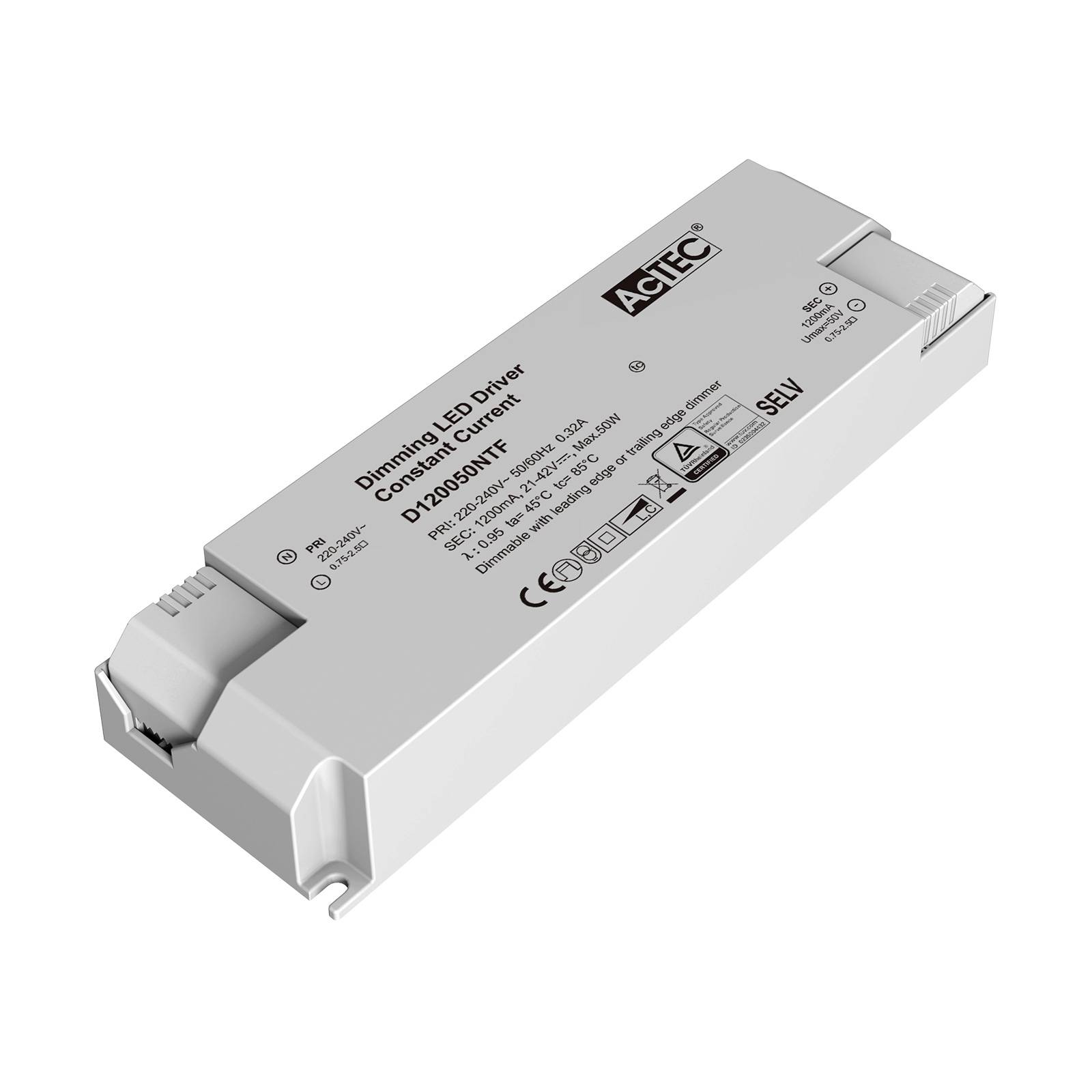 AcTEC Triac LED-Treiber CC max. 50W 1.200mA