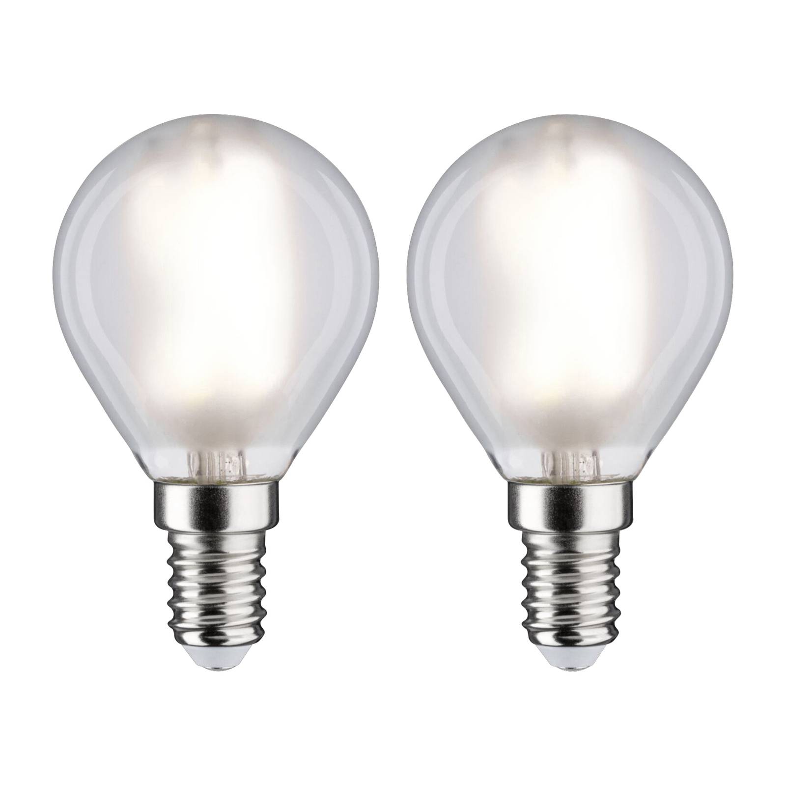 Paulmann LED-Tropfenlampe E14 4,8W 4.000K matt 2er