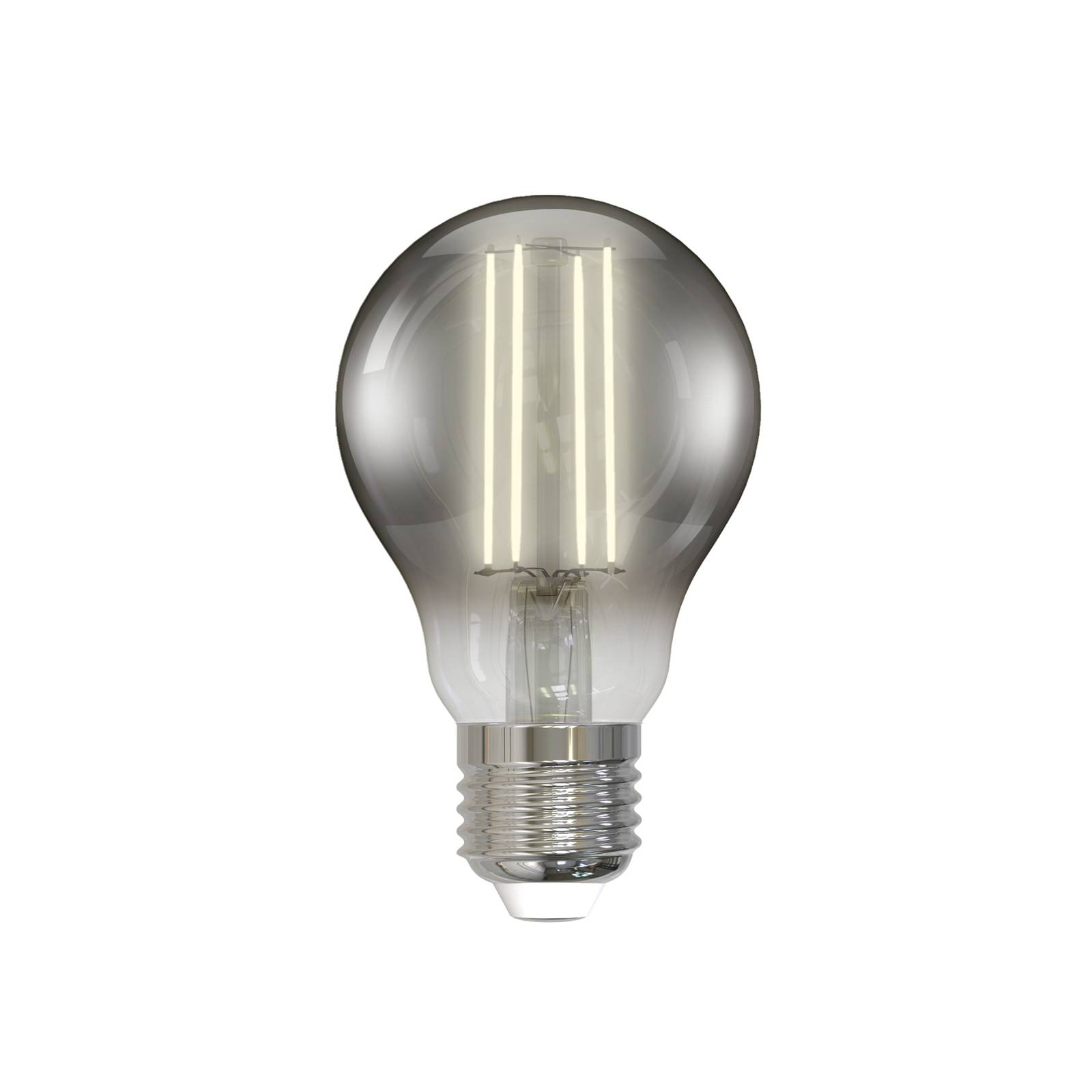 PRIOS Smart LED-Filament rauchgrau E27 A60 WLAN 4,9W