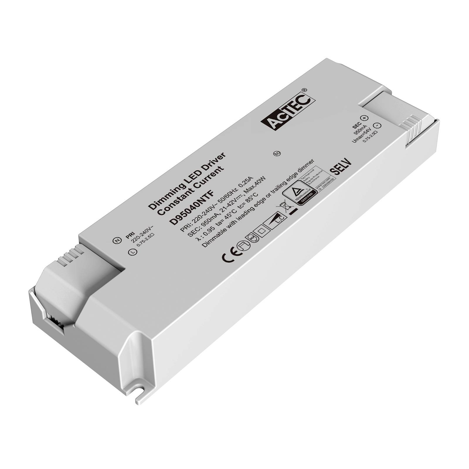 AcTEC Triac LED-Treiber CC max. 40W 950mA