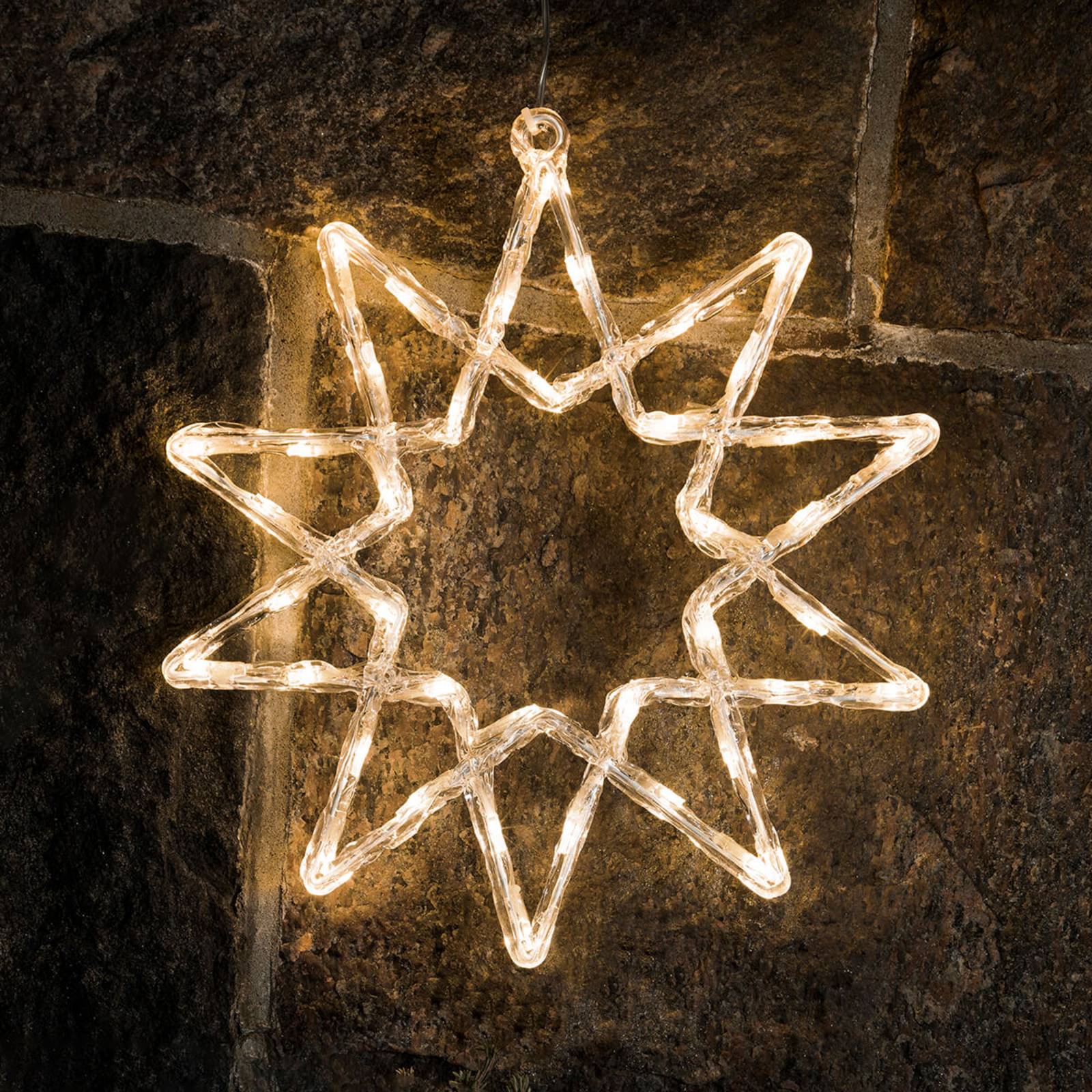 Konstsmide Christmas LED-Stern für die Außendeko 38 cm