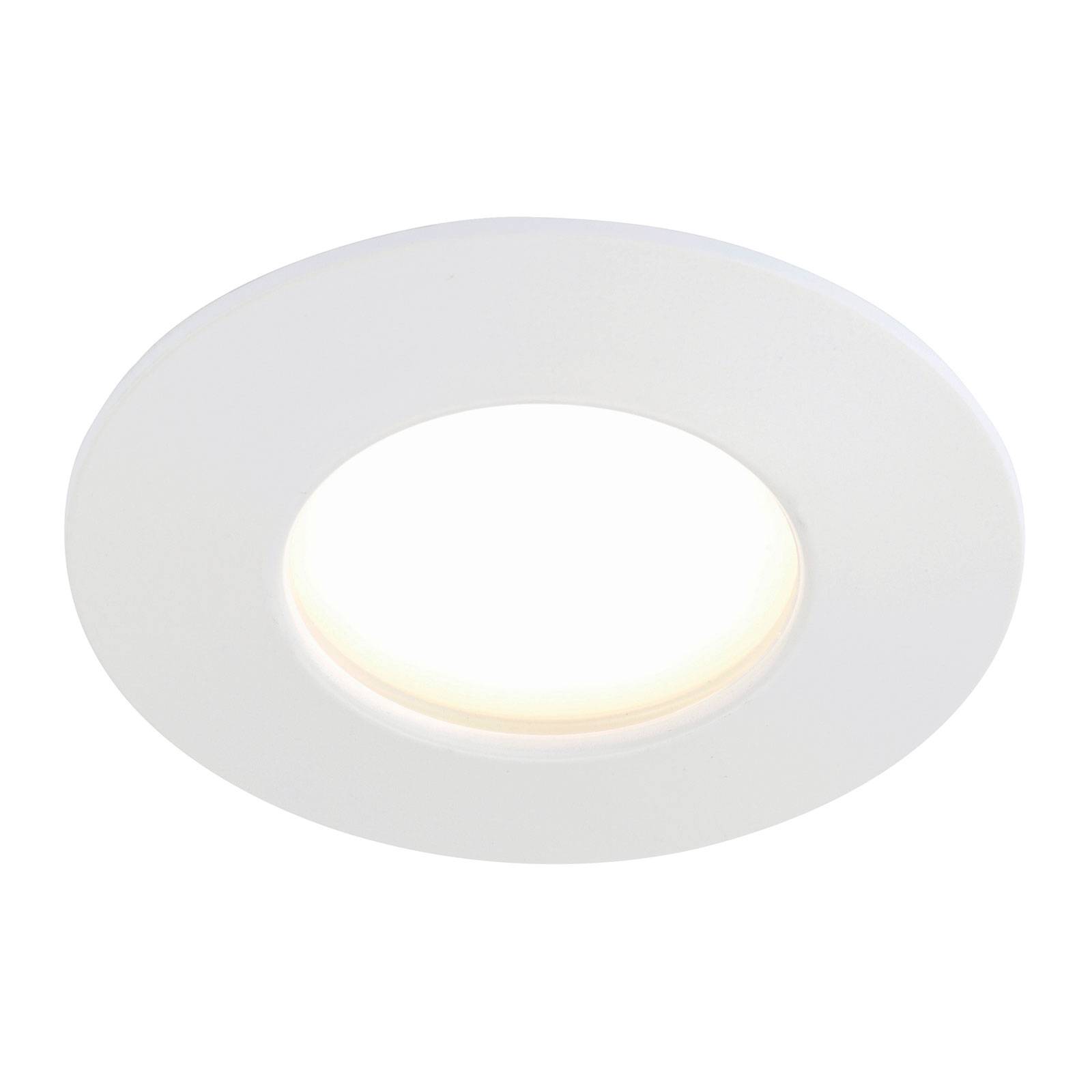 Briloner Weiße LED-Einbauleuchte Felia, IP44