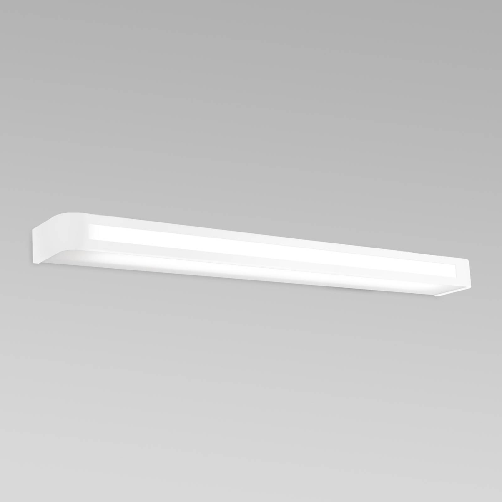 Pujol Iluminación Zeitlose LED-Wandleuchte Arcos, IP20 90 cm, weiß