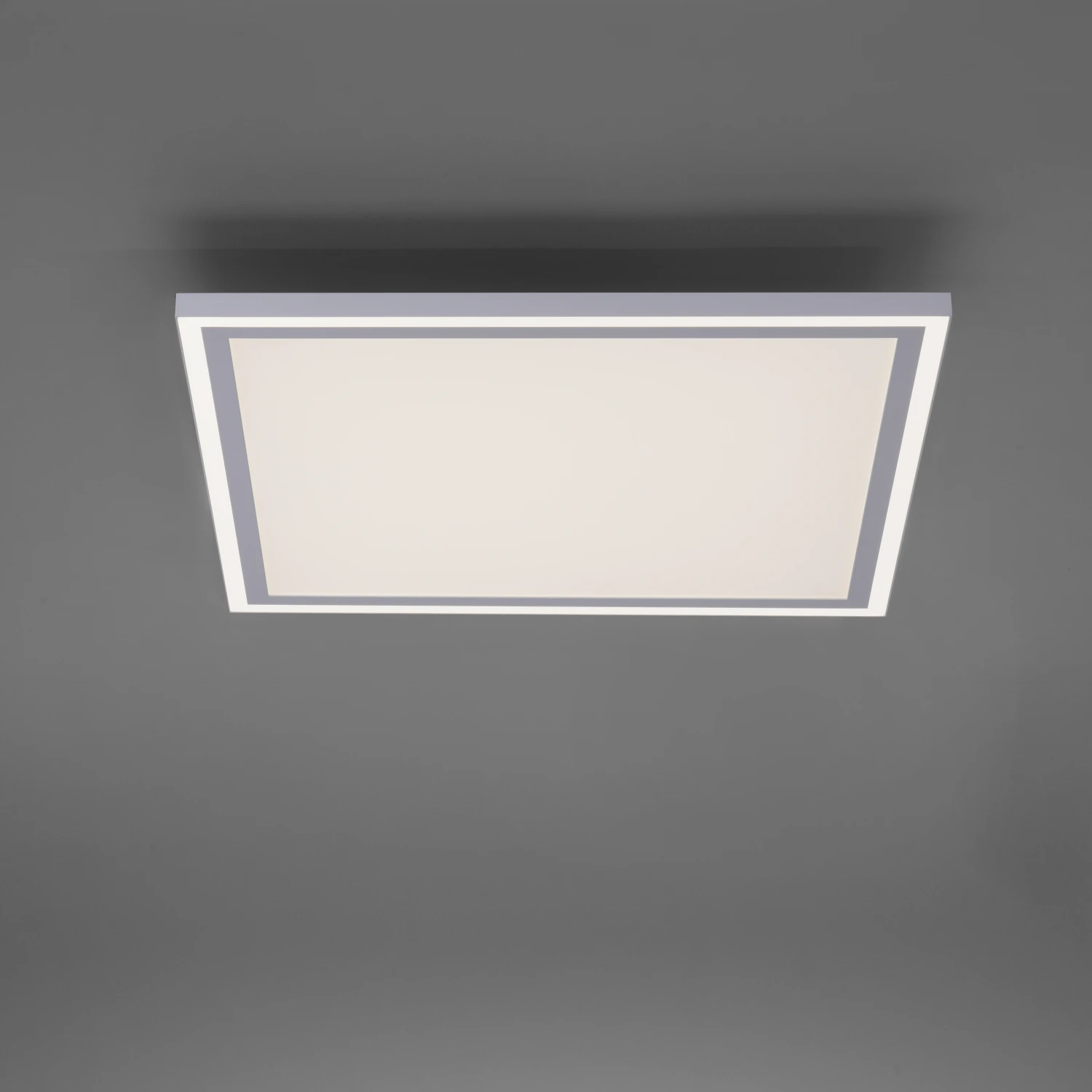 LeuchtenDirekt by Neuhaus LED-Deckenleuchte Edging Weiß 46,4 cm x 46,4 cm CCT 2700 K - 5000 K