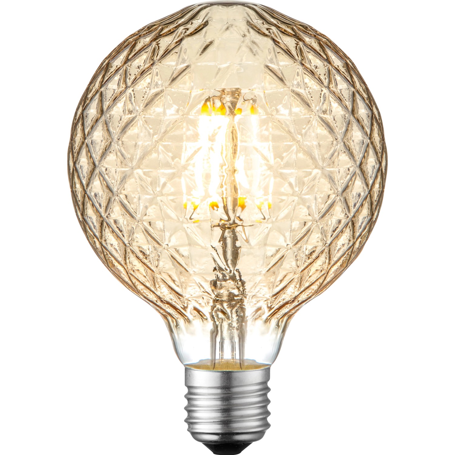 LeuchtenDirekt by Neuhaus LED-Filament-Leuchtmittel Globeform E27 / 4 W (330 lm) Warmweiß
