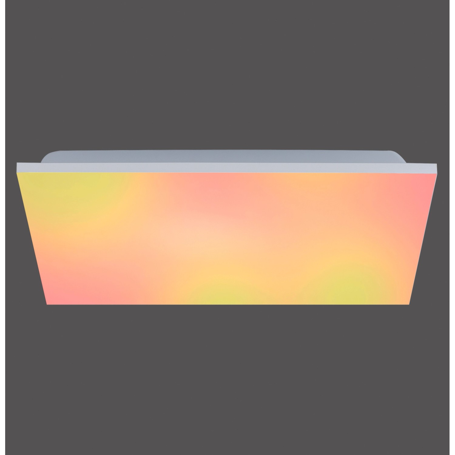 LeuchtenDirekt by Neuhaus Leuchten Direkt LED-Deckenleuchte Yukon Weiß 45 cm x 45 cm CCT/ RGB