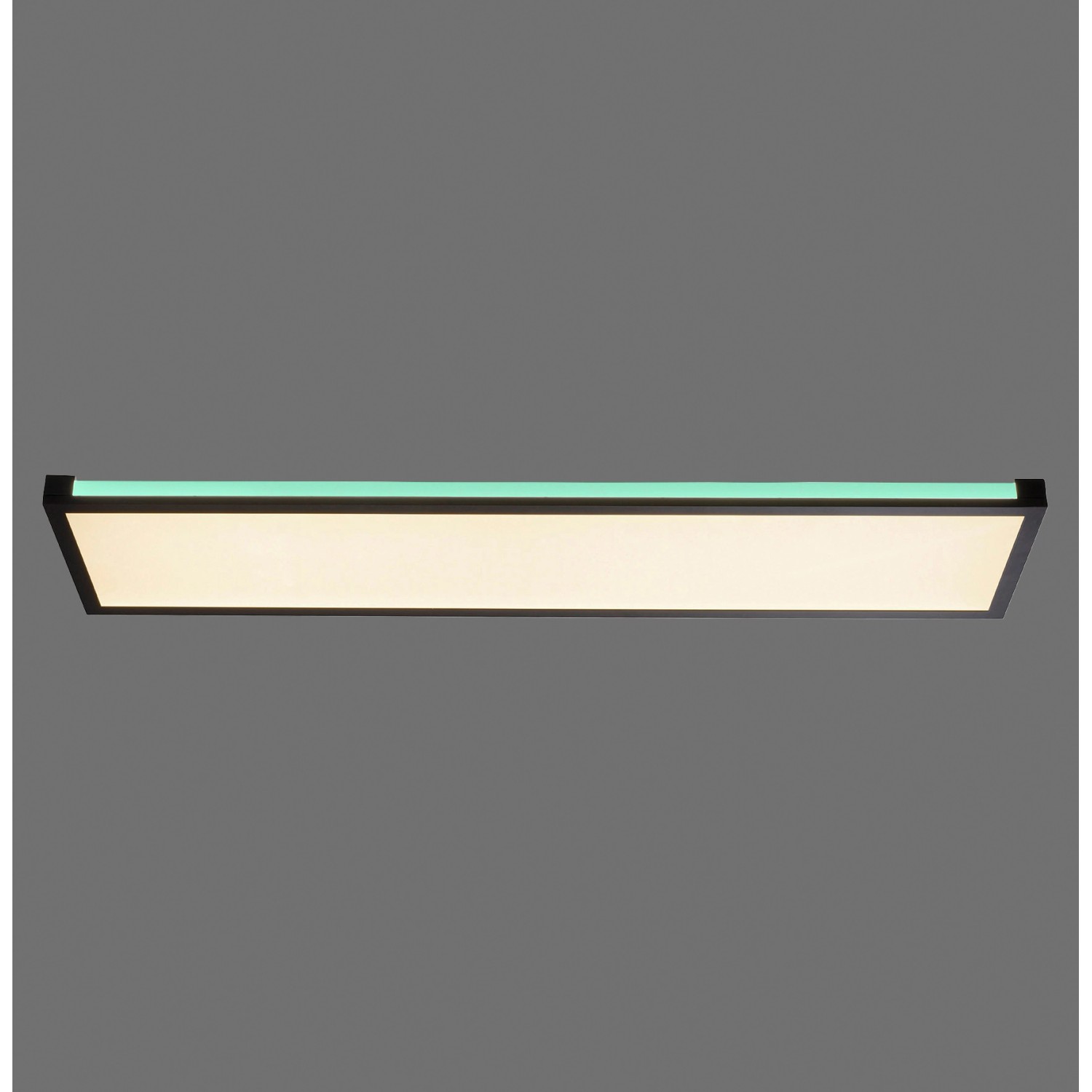 LeuchtenDirekt by Neuhaus Leuchten Direkt LED-Deckenleuchte Mario Schwarz 100 cm x 25 cm CCT/ RGB