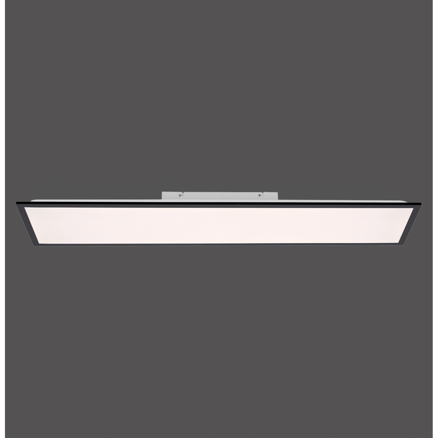 Leuchten Direkt LED-Deckenleuchte Flat 119,5 x 29,5 cm Schwarz