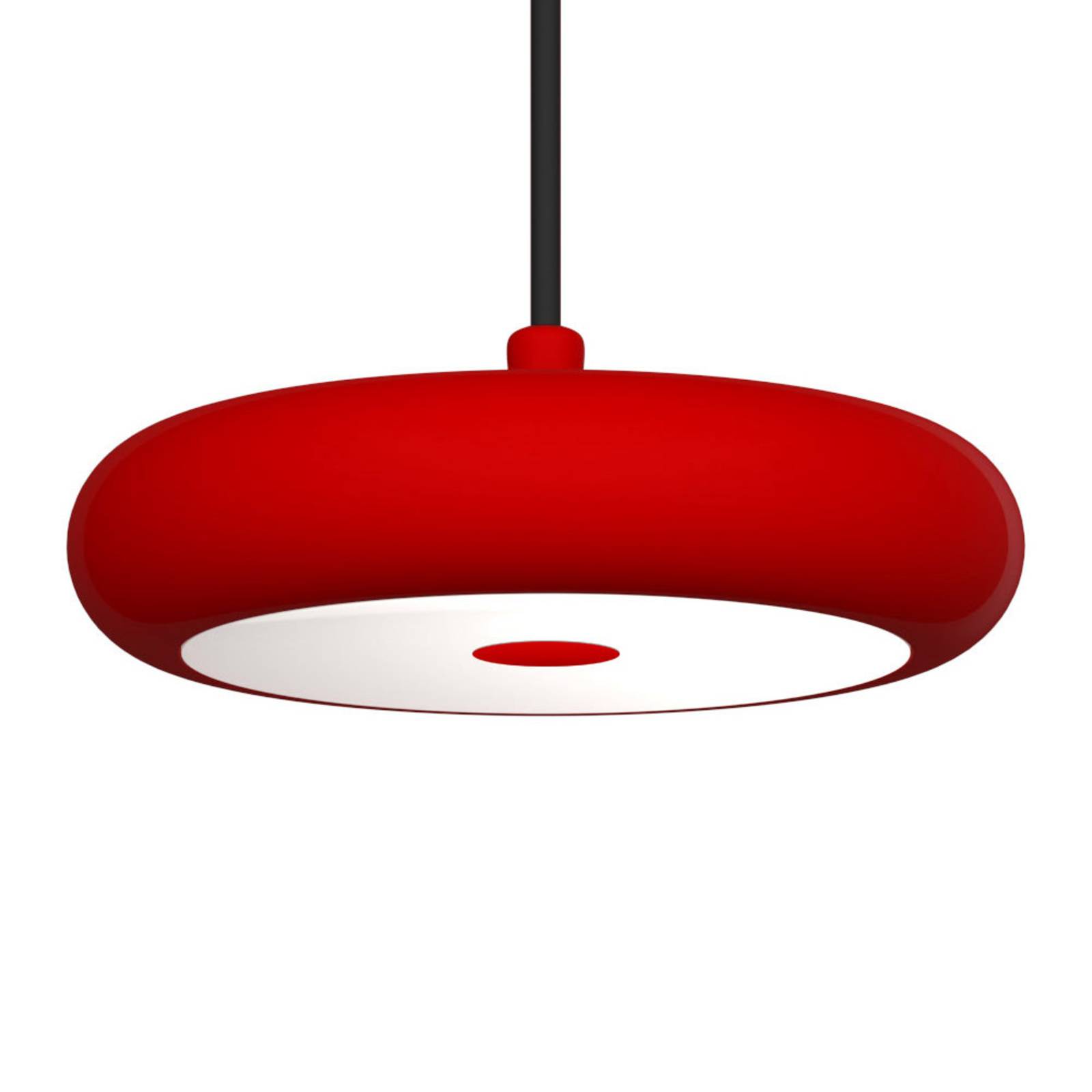 Pujol Iluminación LED-Hängeleuchte Boina, Ø 19 cm, rot
