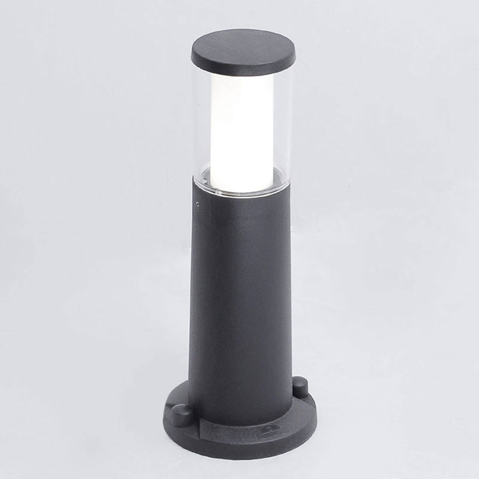 Fumagalli LED-Sockelleuchte Carlo schwarz 3,5W CCT Höhe 40cm