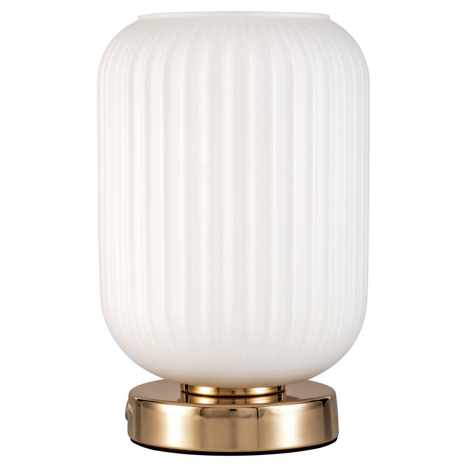 Pauleen Noble Purity Tischlampe mit weißem Glas