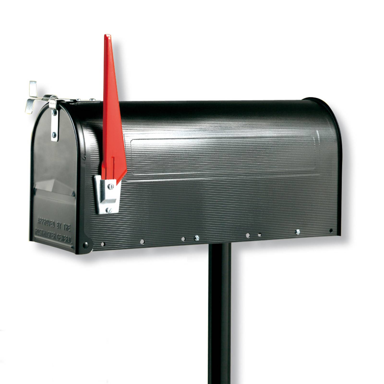 Burgwächter U.S. Mailbox mit schwenkbarer Fahne, schwarz