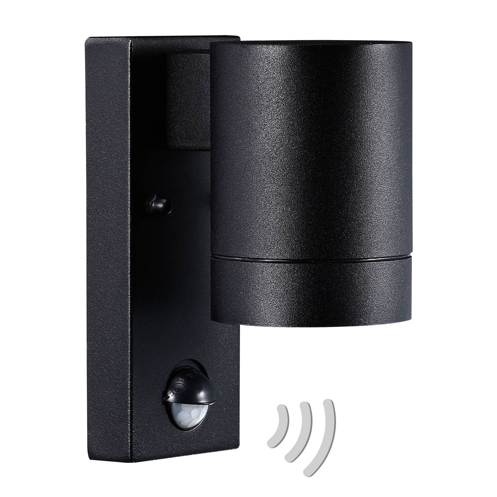 Nordlux Außenwandleuchte Tin Maxi Sensor, schwarz