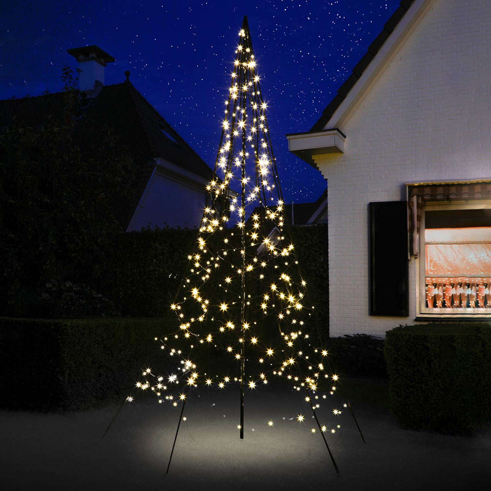 Fairybell Weihnachtsbaum mit Mast, 3 m 360 LEDs