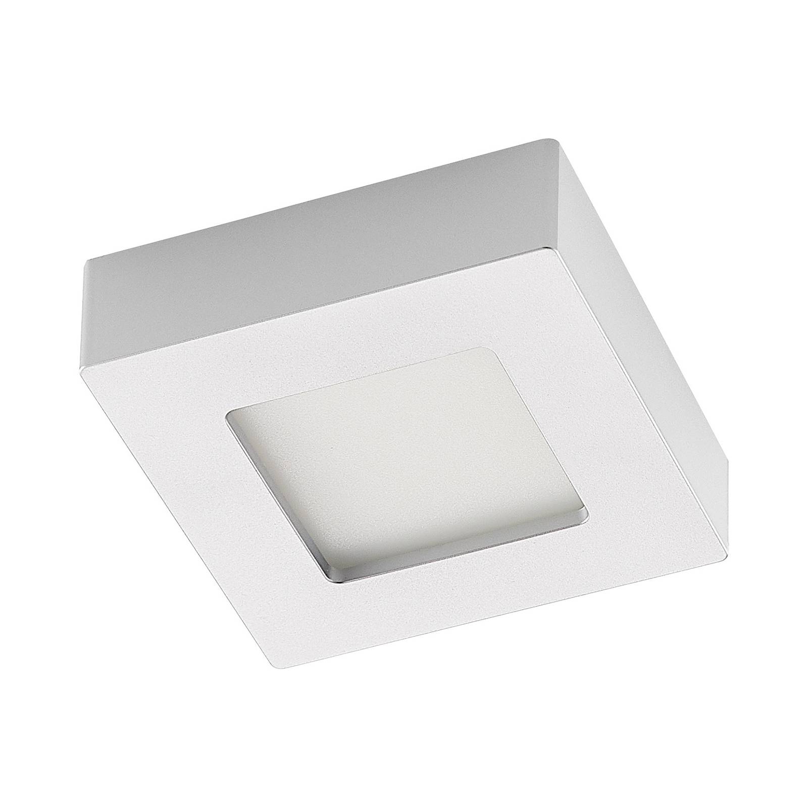 Prios Alette LED-Deckenleuchte, silber, 12,2 cm
