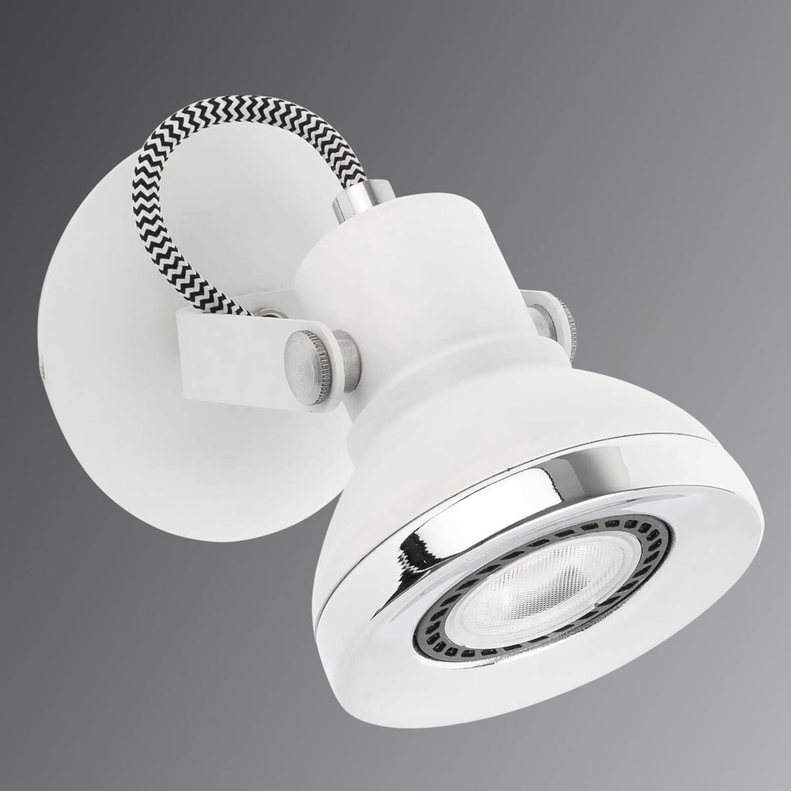 FARO BARCELONA Wandstrahler Ring mit LED in Weiß