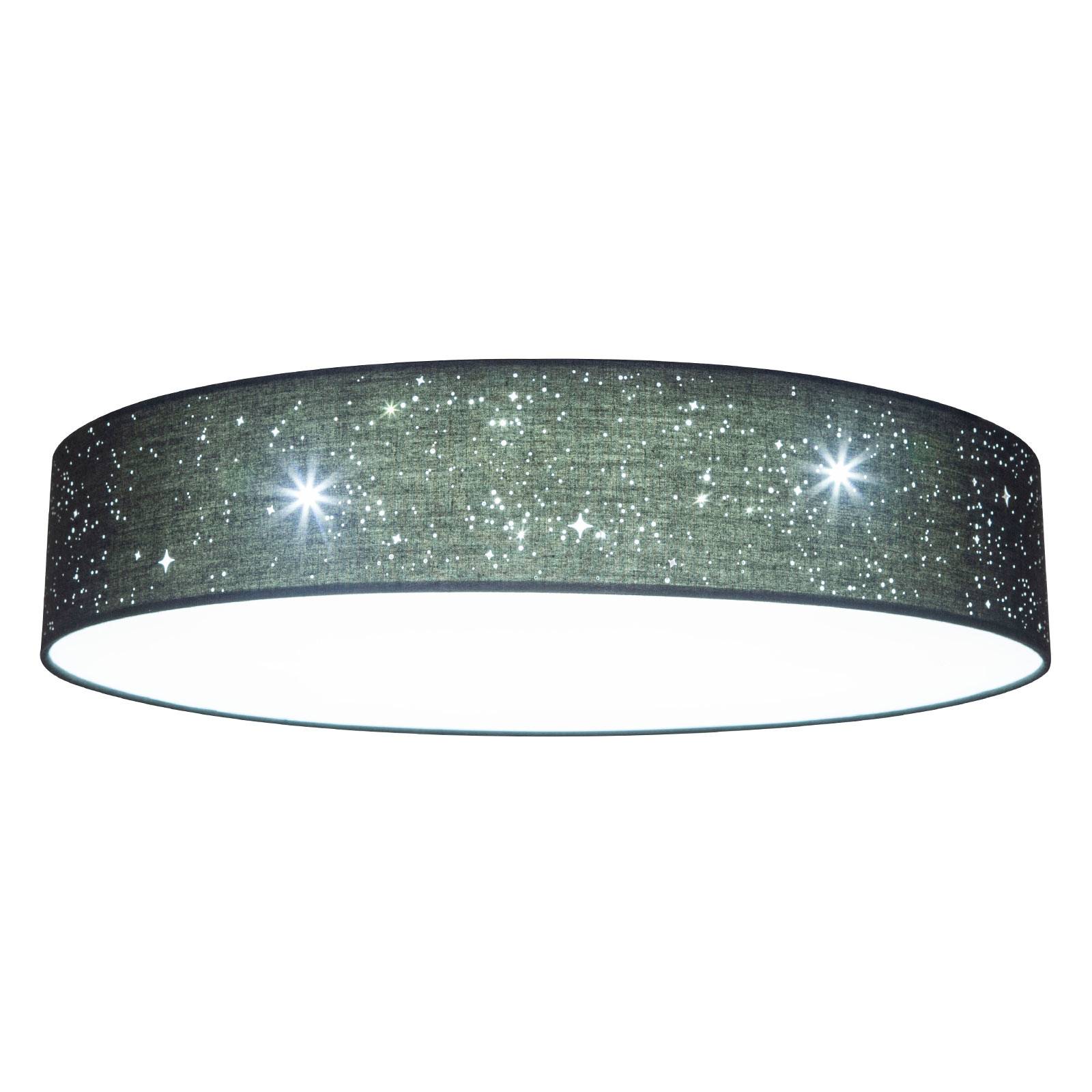 Lindby Ellamina LED-Deckenlampe, 60 cm, schwarz