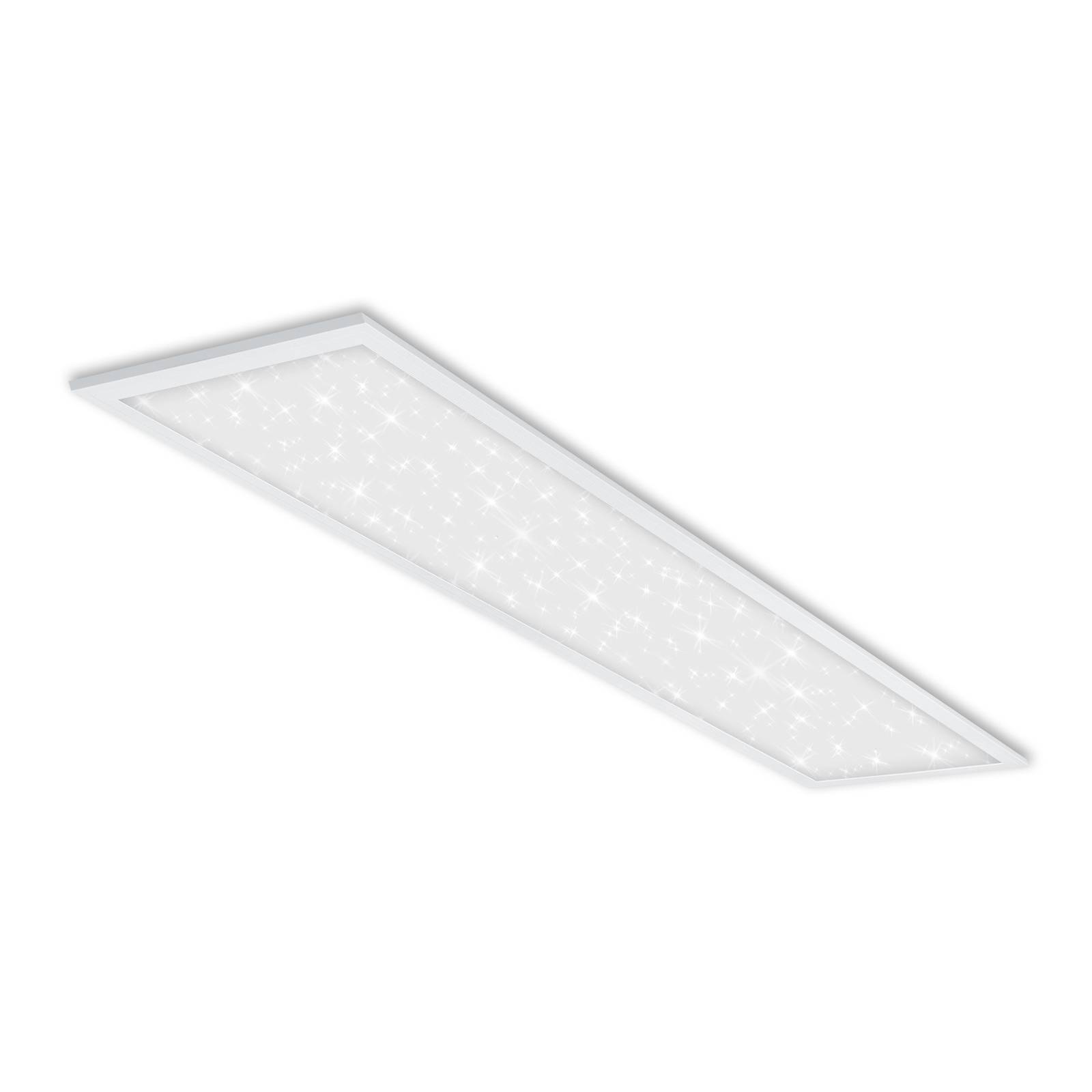Briloner LED-Panel Pallas, weiß, dimmbar, CCT, 119,5x29,5cm