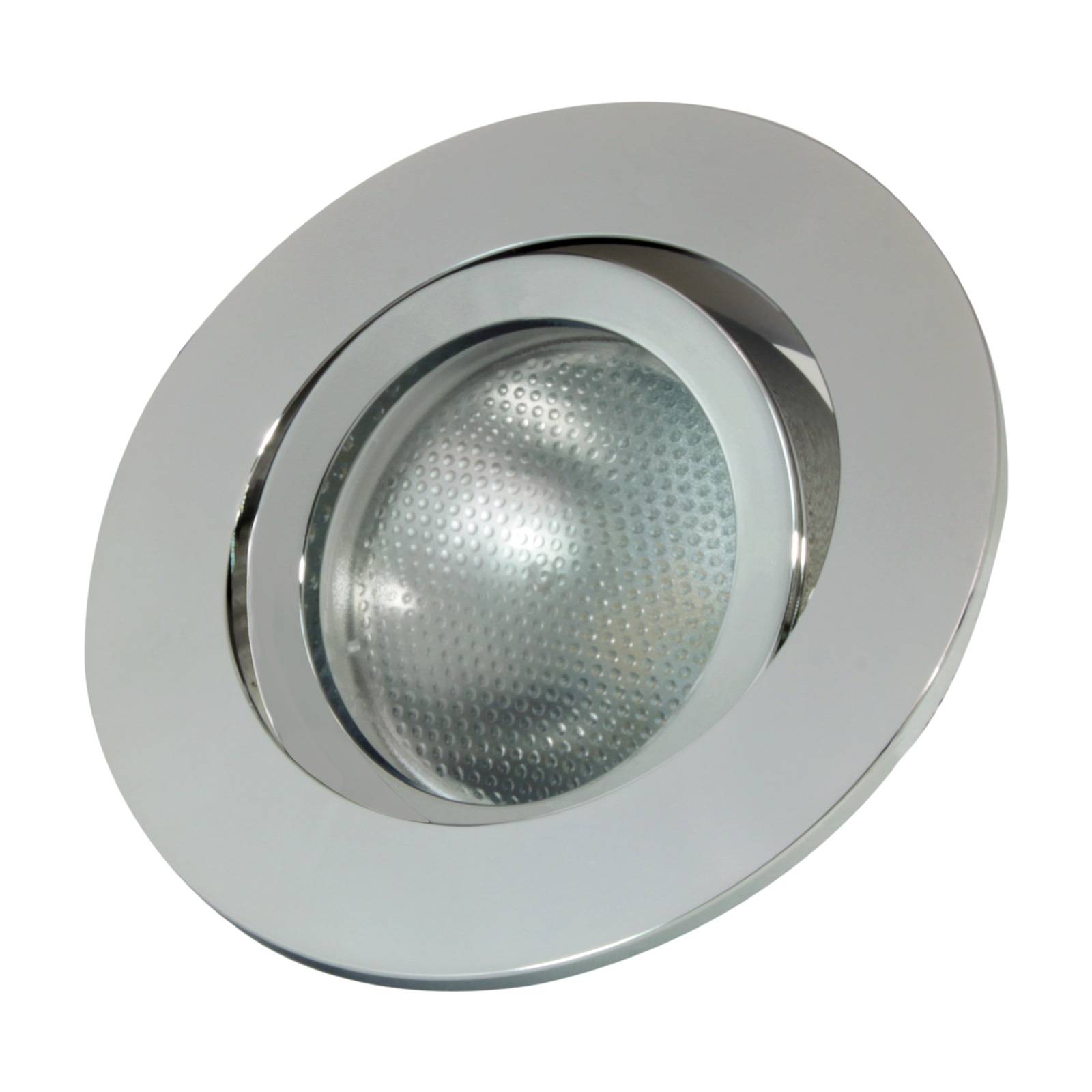 Megatron LED-Einbauring Decoclic GU10/GU5.3, rund, silber