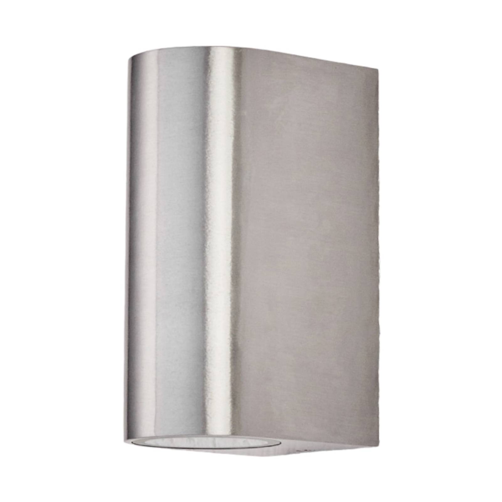 LINDBY 2-flammige Aluminium-Außenwandlampe Idris