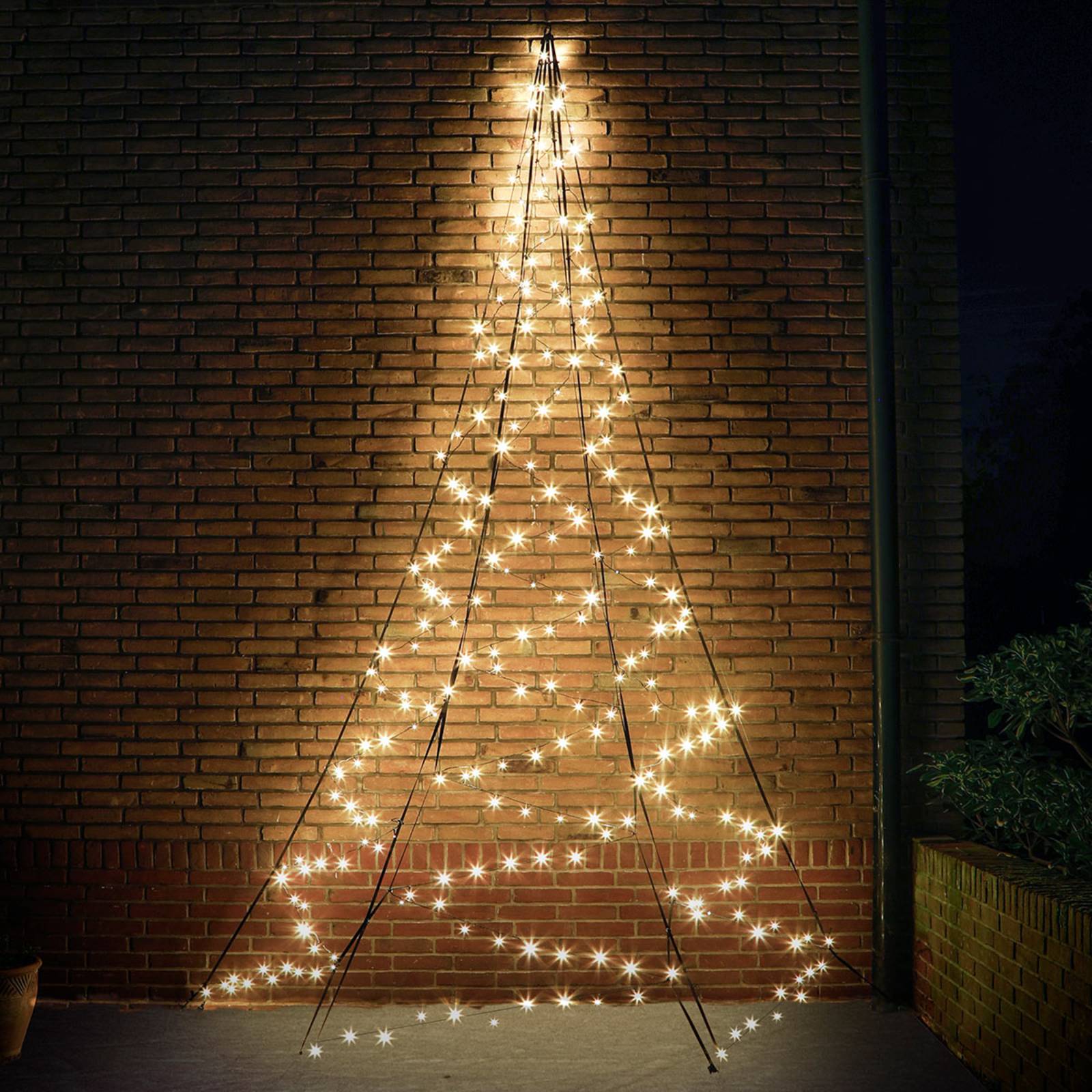 Wand-Weihnachtsbaum Fairybell - 4 m hoch