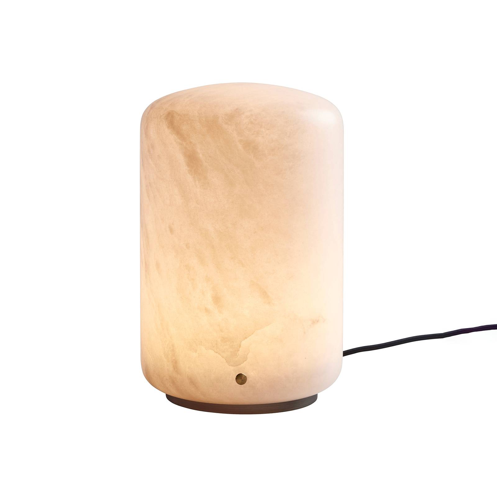 Carpyen LED-Tischleuchte Capsule aus Alabaster Höhe 19,5cm