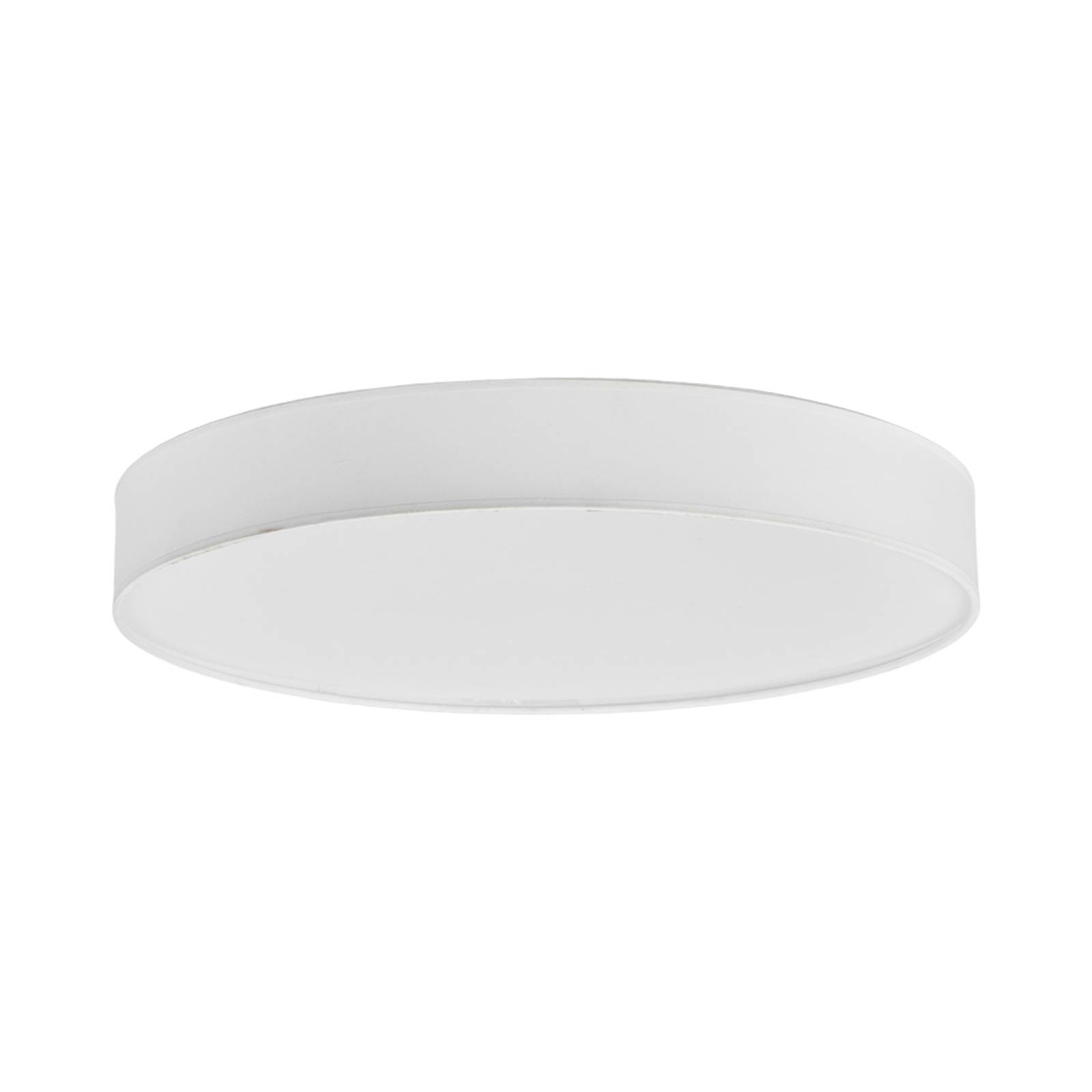 LINDBY LED-Stoffdeckenlampe Saira, 50 cm, weiß