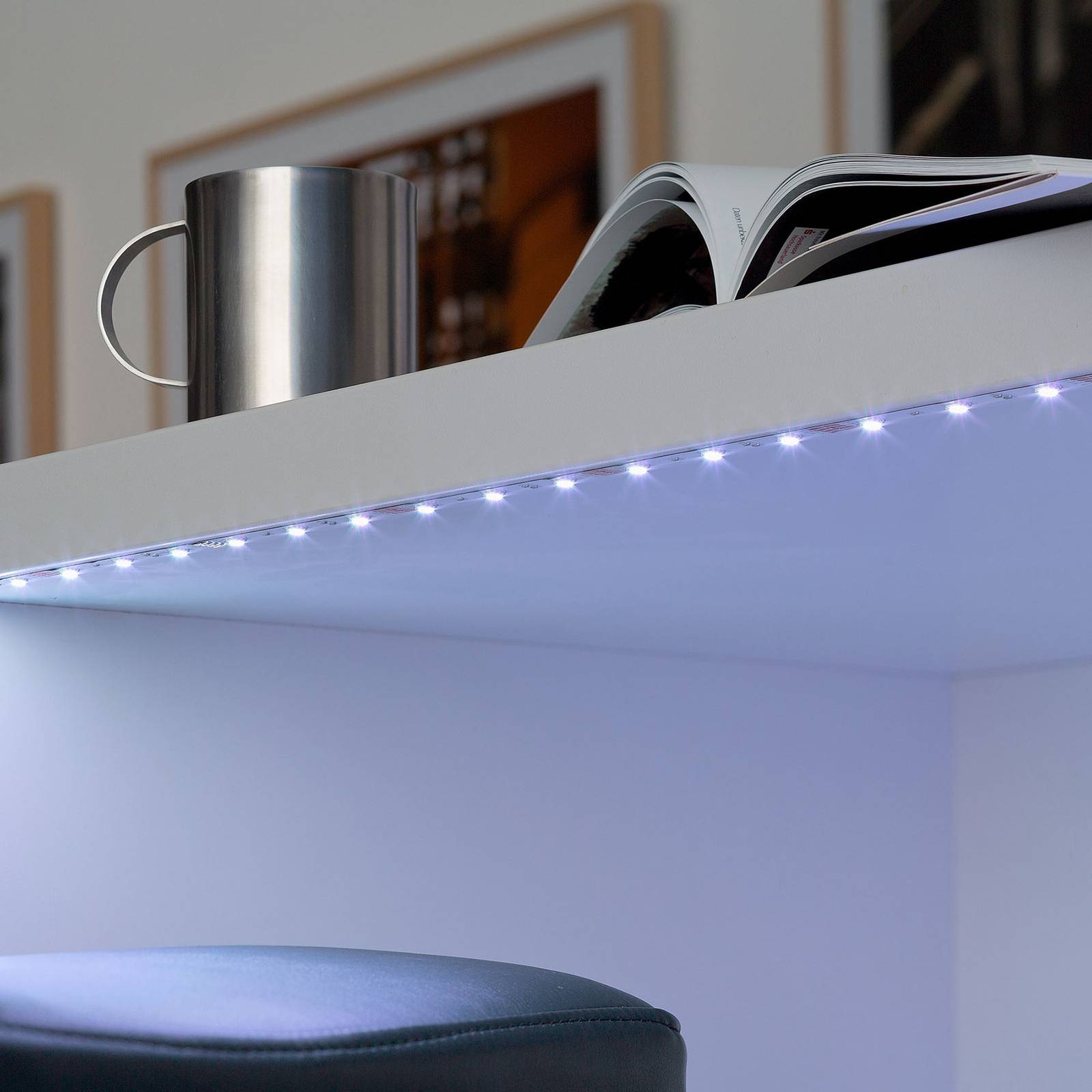 Briloner LED-RGB-Strip WiFi, 500cm, mit Fernbedienung