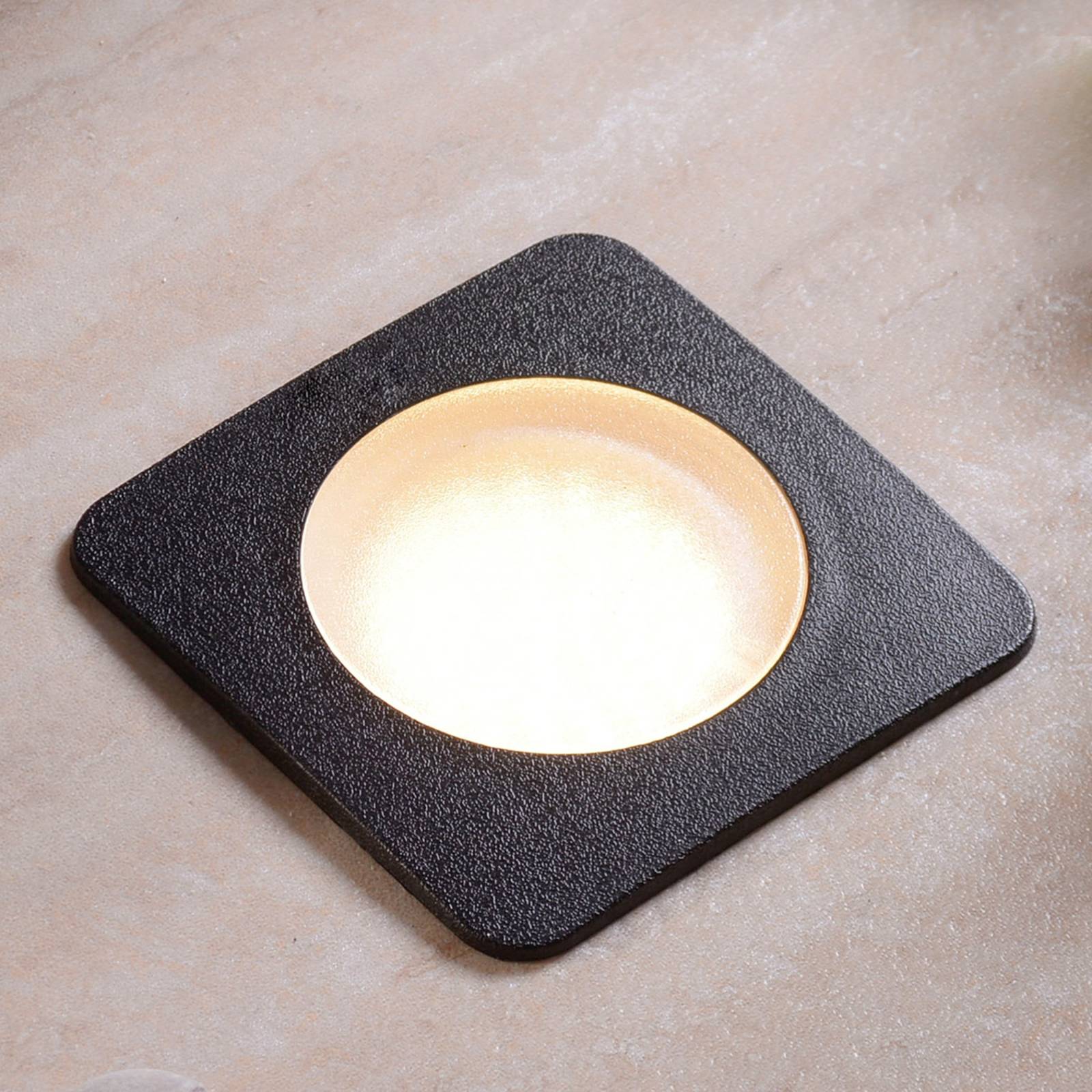 Fumagalli LED-Boden-Einbauleuchte Ceci 120-SQ schwarz CCT