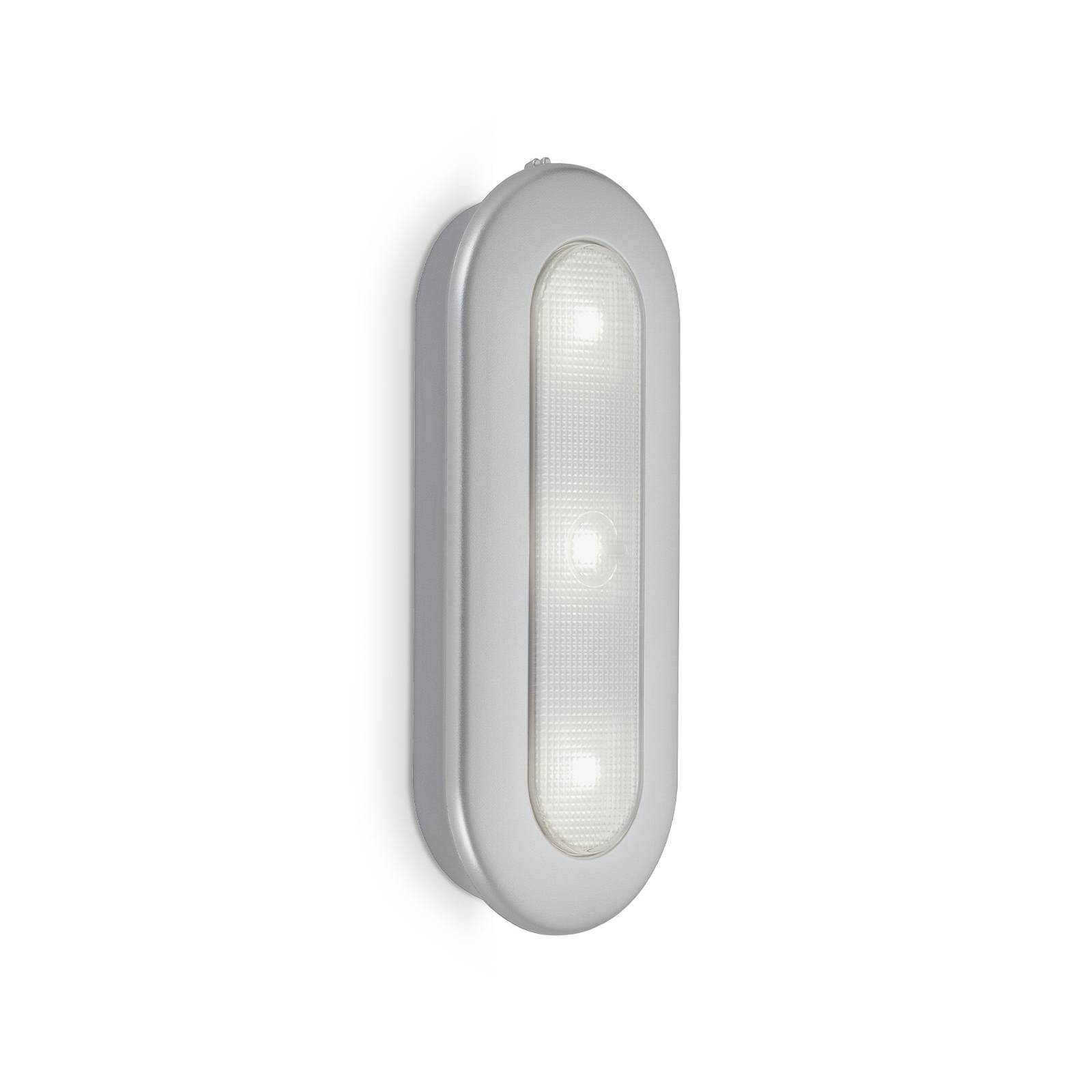 Briloner LED-Push-Light Row, Batteriebetrieb, 6.500K, 15 cm