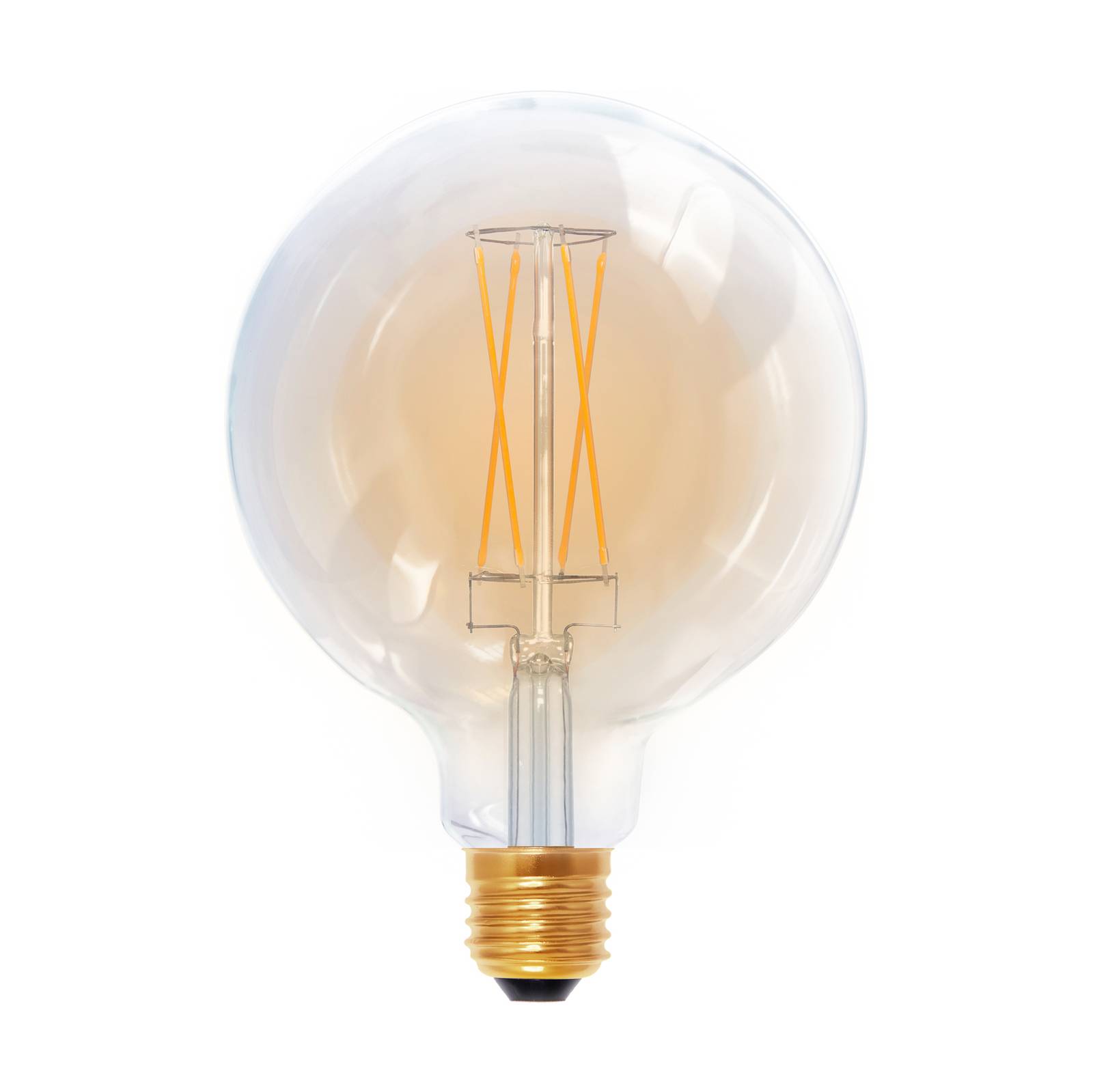 SEGULA LED-Globelampe E27 G125 5W 2.200K gold dimm