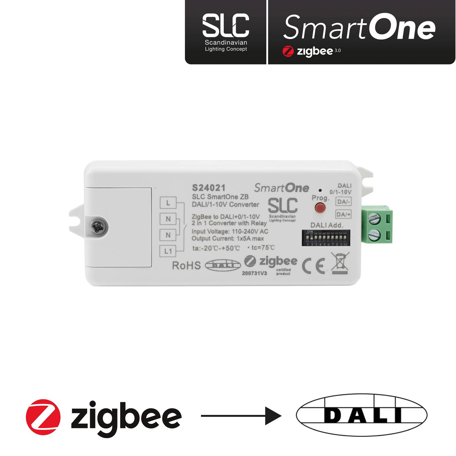 The Light Group SLC SmartOne Signalwandler ZigBee zu DALI/1-10V