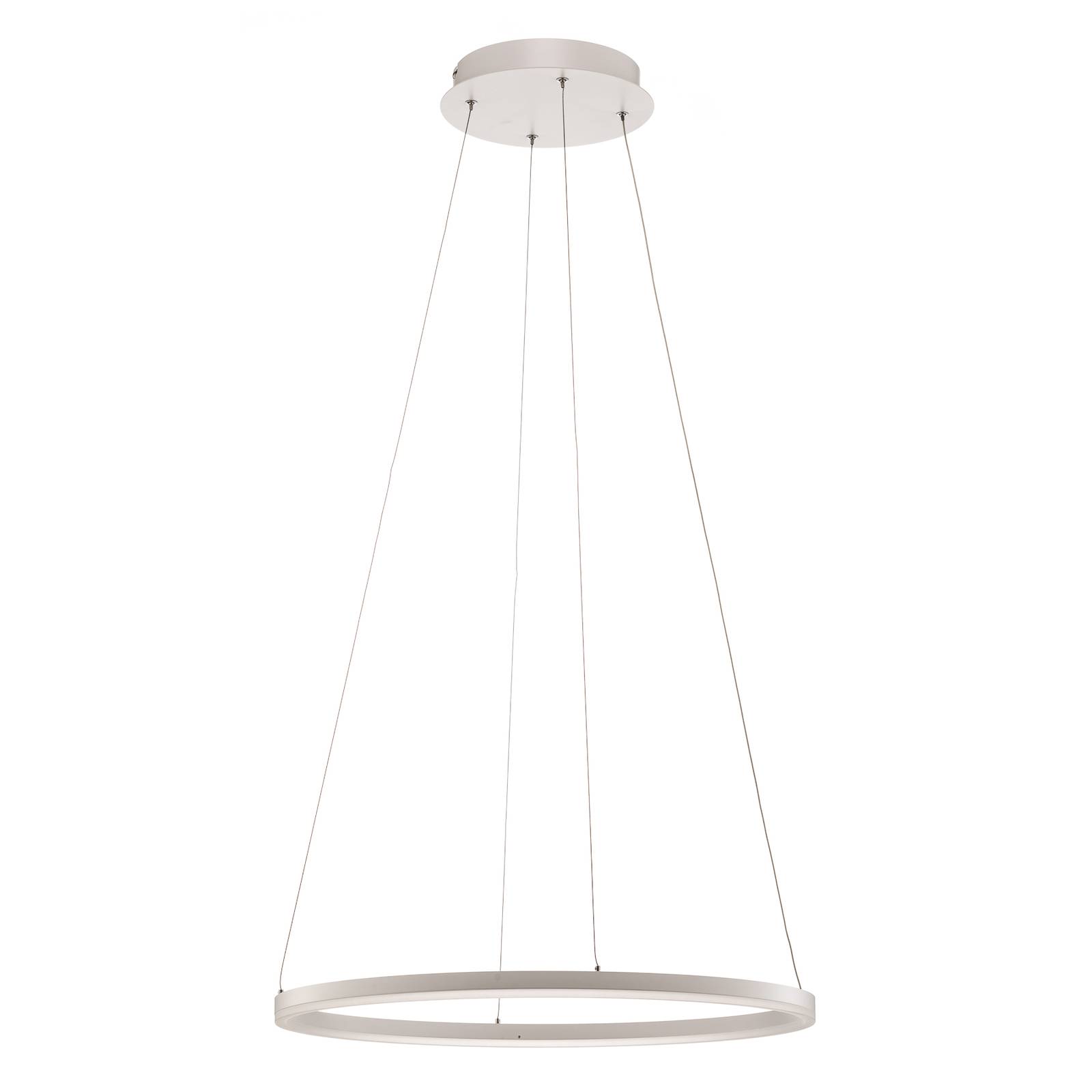 Fabas Luce LED-Pendelleuchte Giotto, einflammig, weiß