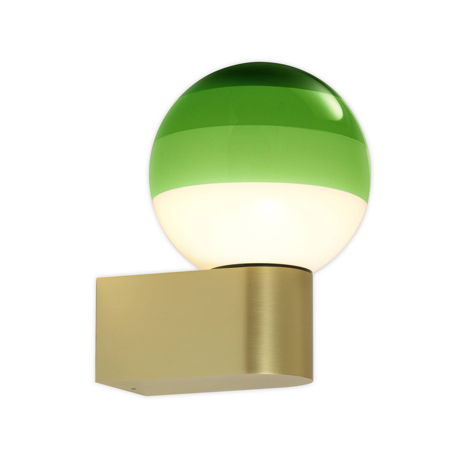 MARSET Dipping Light A1 LED-Wandlampe, grün/gold