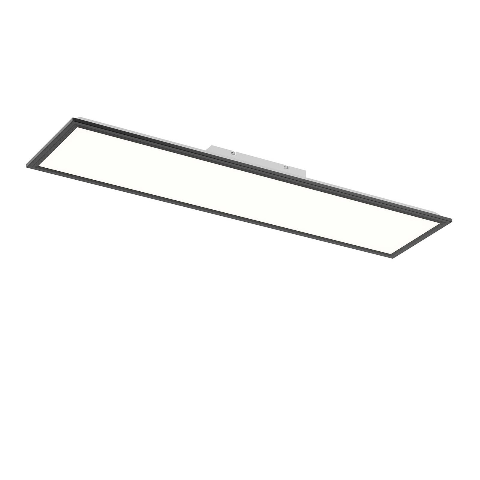 Briloner LED-Panel Piatto CCT Fernbedienung 100x25 schwarz