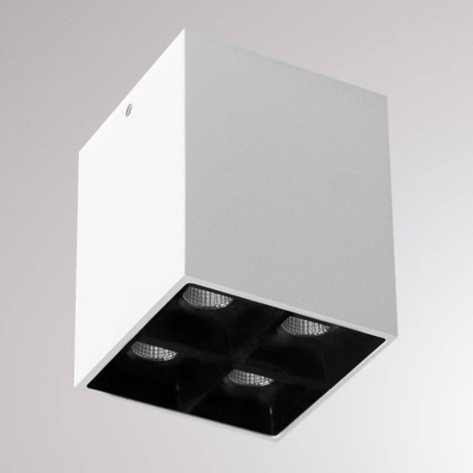 Molto Luce Liro LED-Deckenspot weiß/schwarz 34° 3.000K