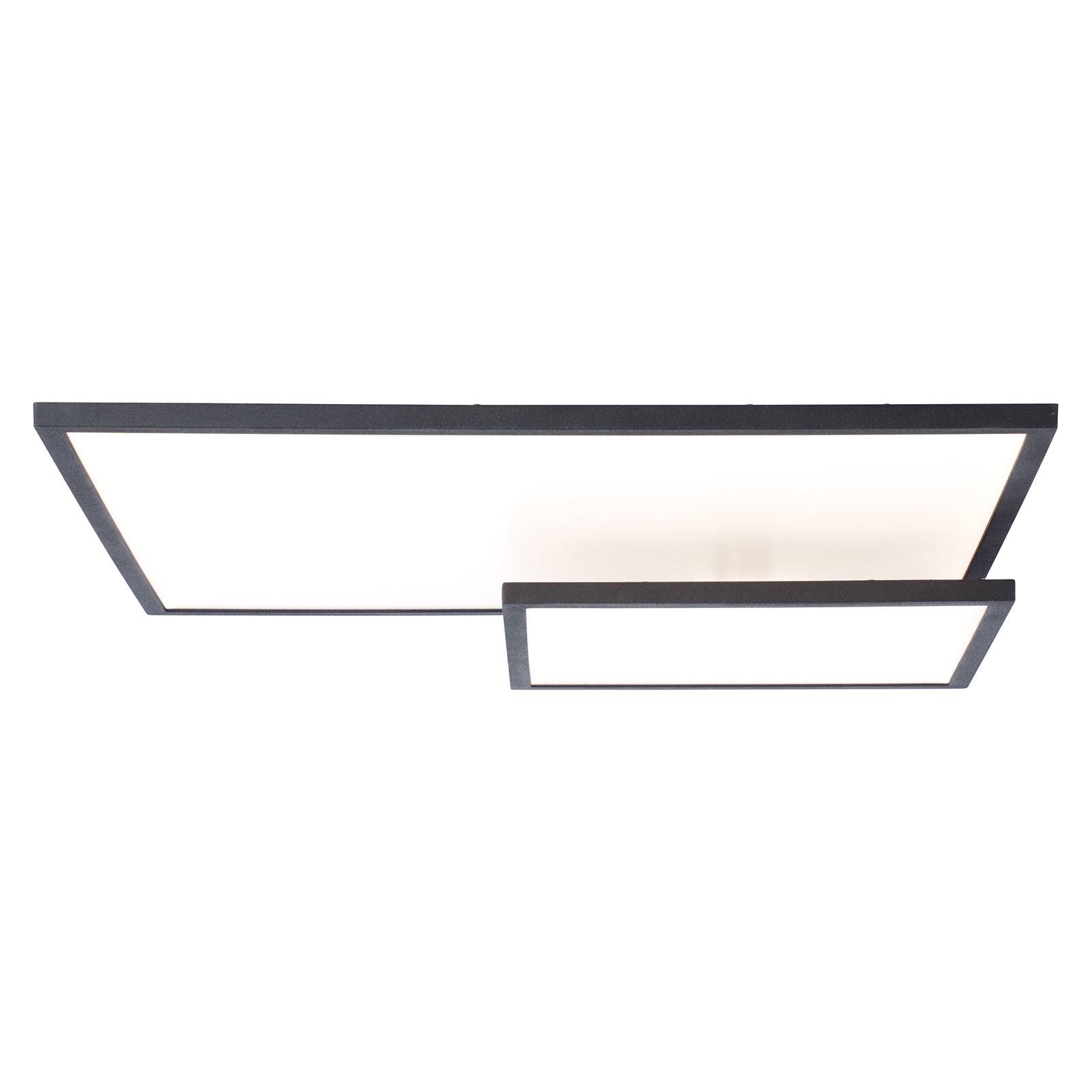 Brilliant LED-Deckenlampe Bility, Länge 62 cm Rahmen schwarz