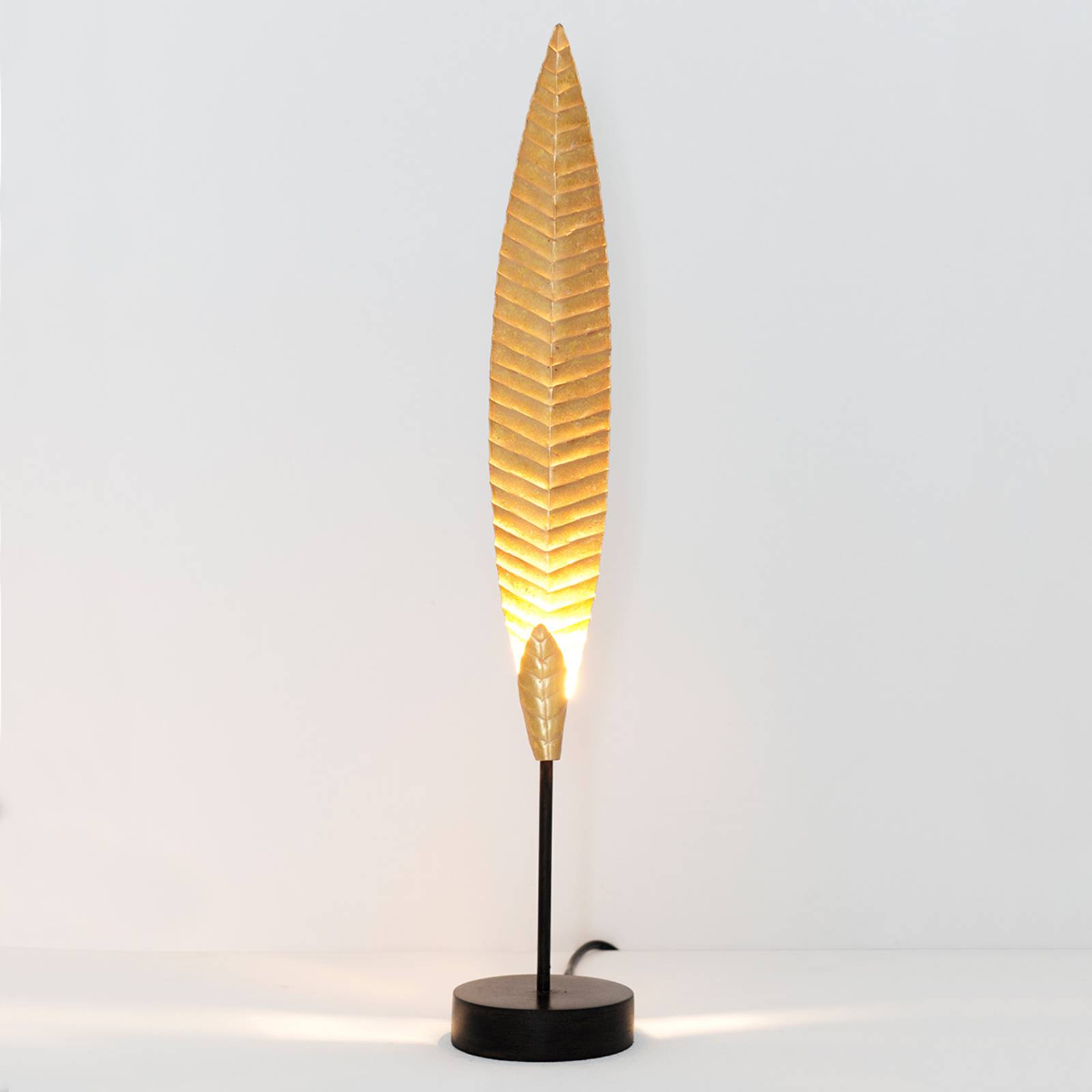 Holländer Tischleuchte Penna gold Höhe 51 cm