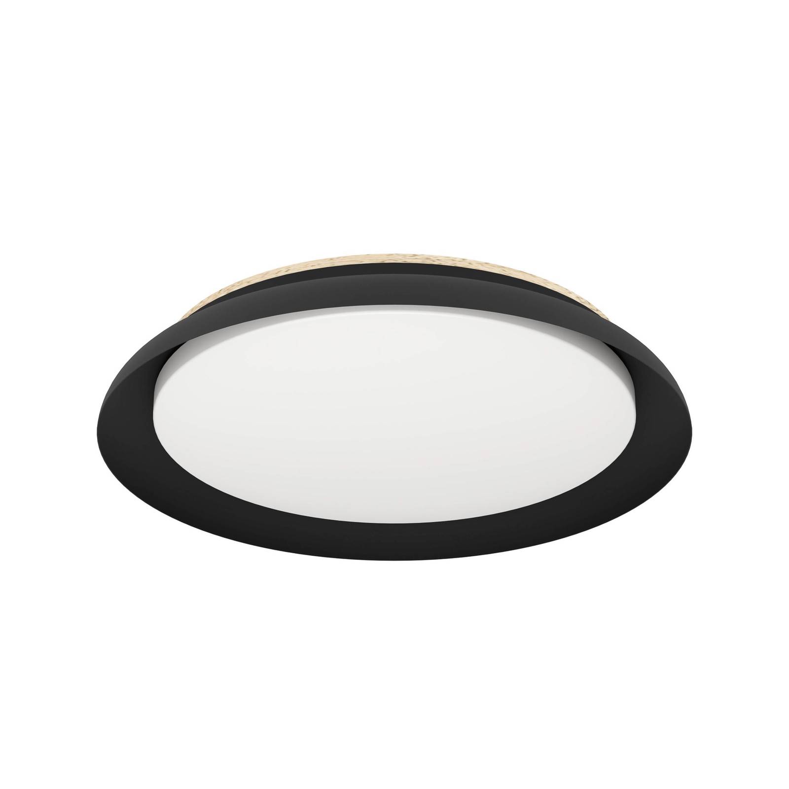 EGLO LED-Deckenleuchte Penjamo Ø 46,5cm, schwarz