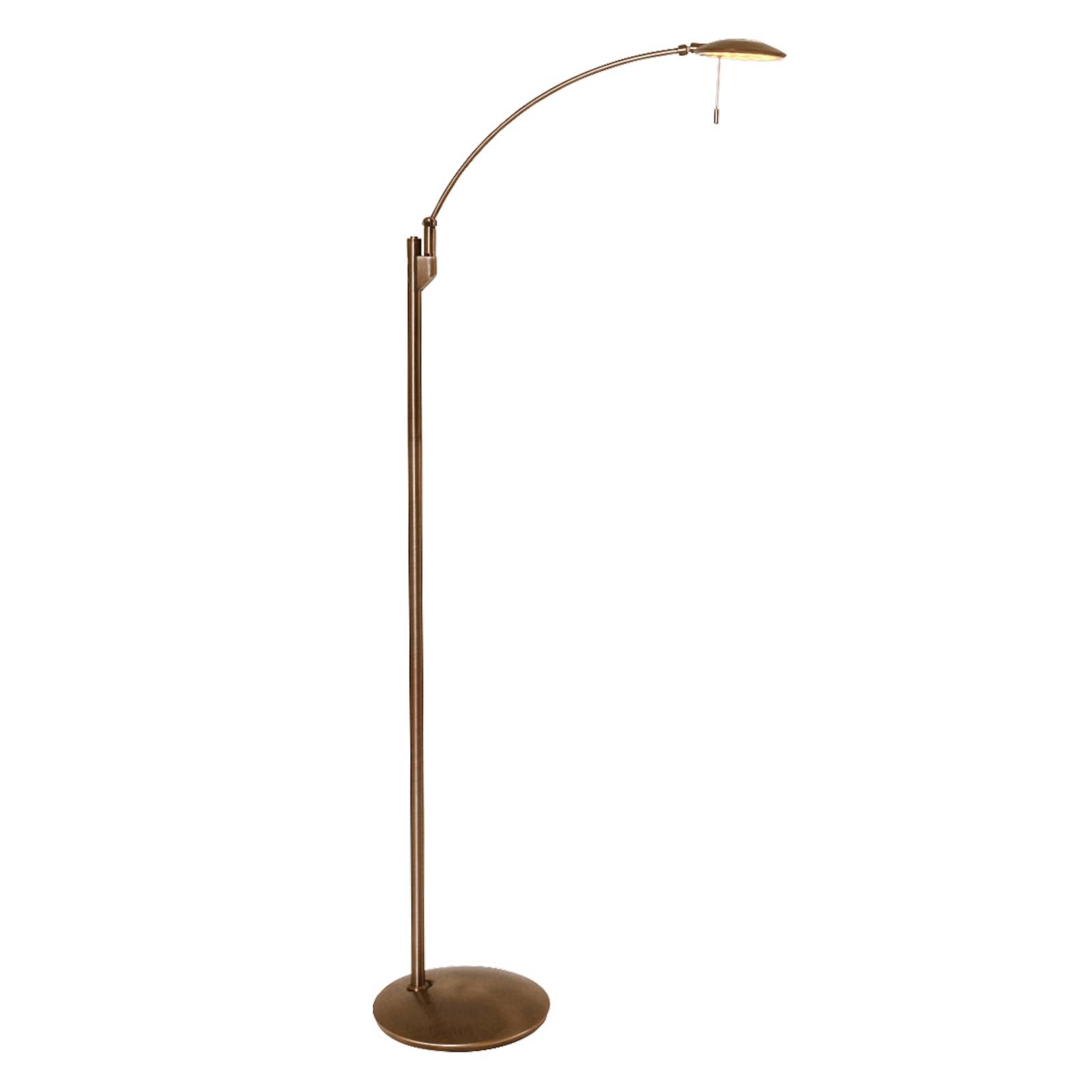 Steinhauer Dimm- und verstellbare LED-Stehlampe Zenith bronze