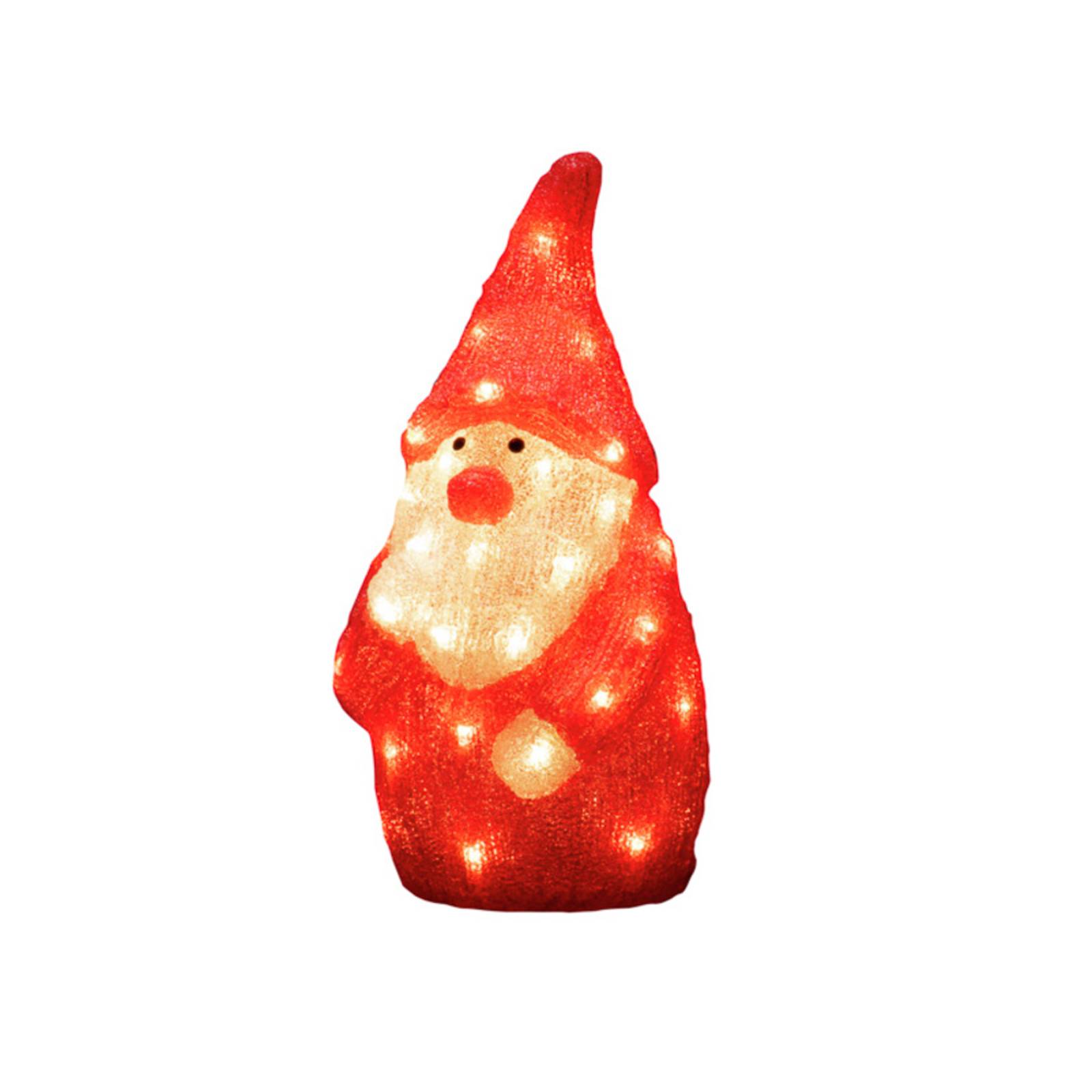 Konstsmide Christmas LED-Dekofigur Weihnachtsmann rot IP44 Höhe 38 cm