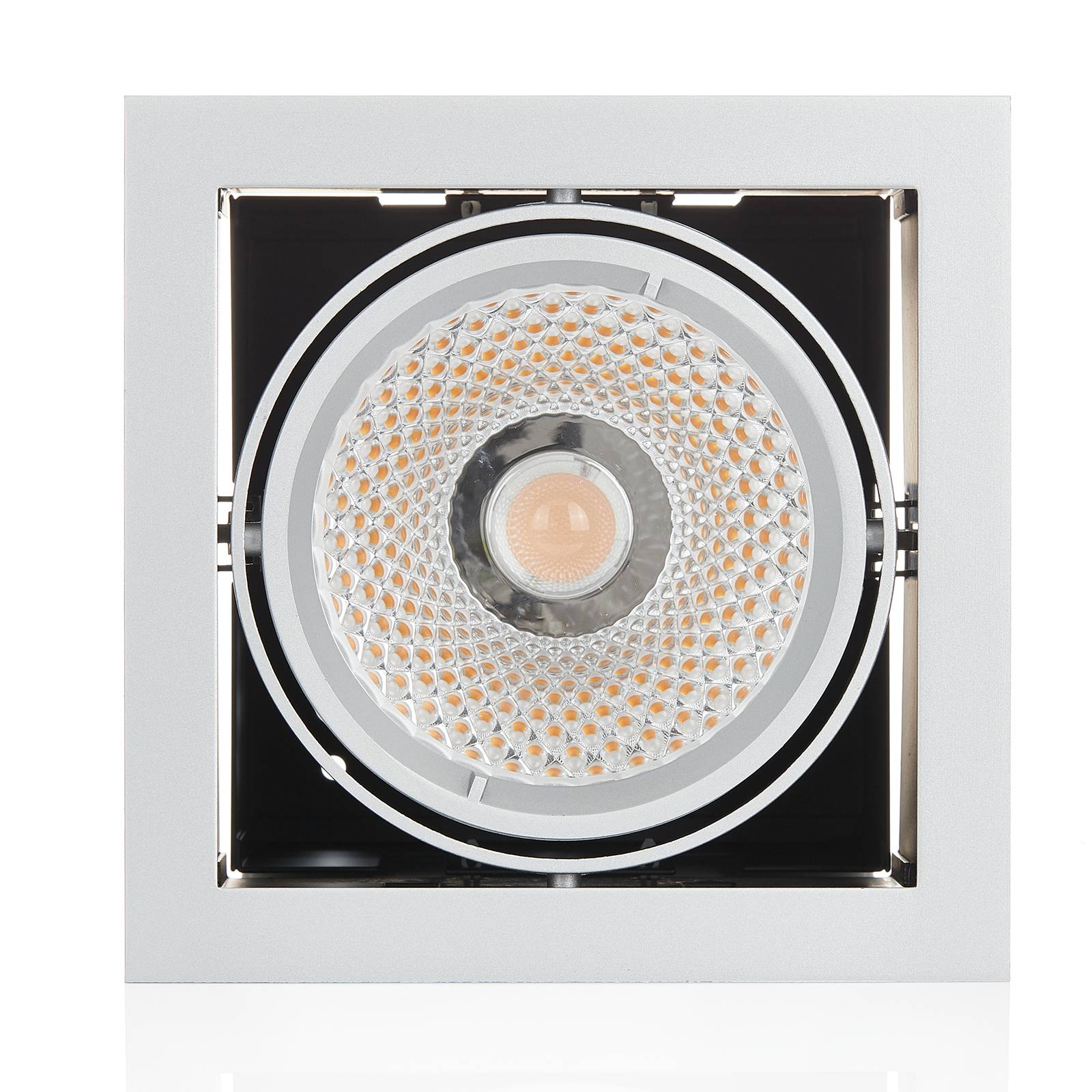 Arcchio Adin LED-Einbaulampe, 3.000K, 25,9W, grau