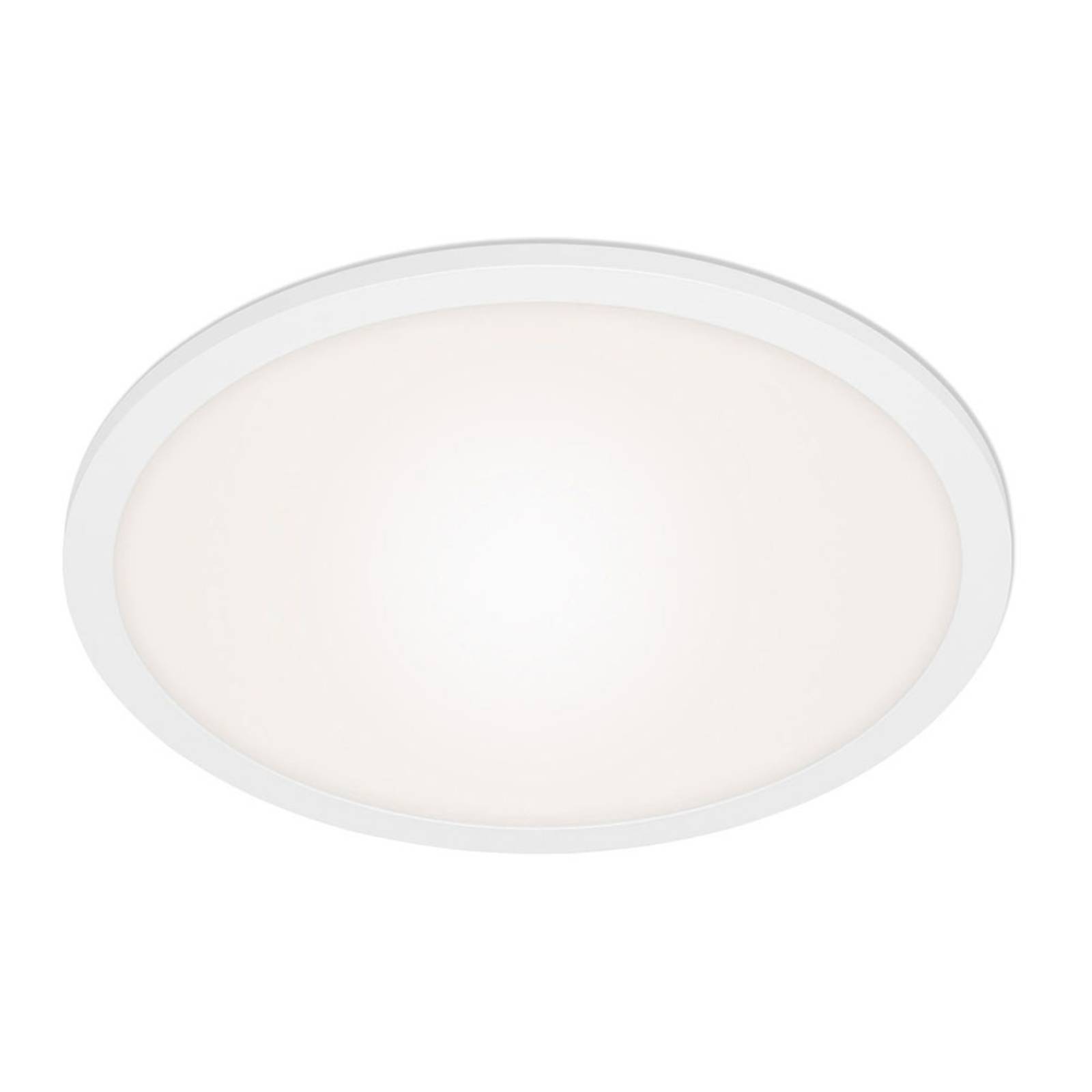 Briloner LED-Panel Piatto CCT Fernbedienung, rund, weiß