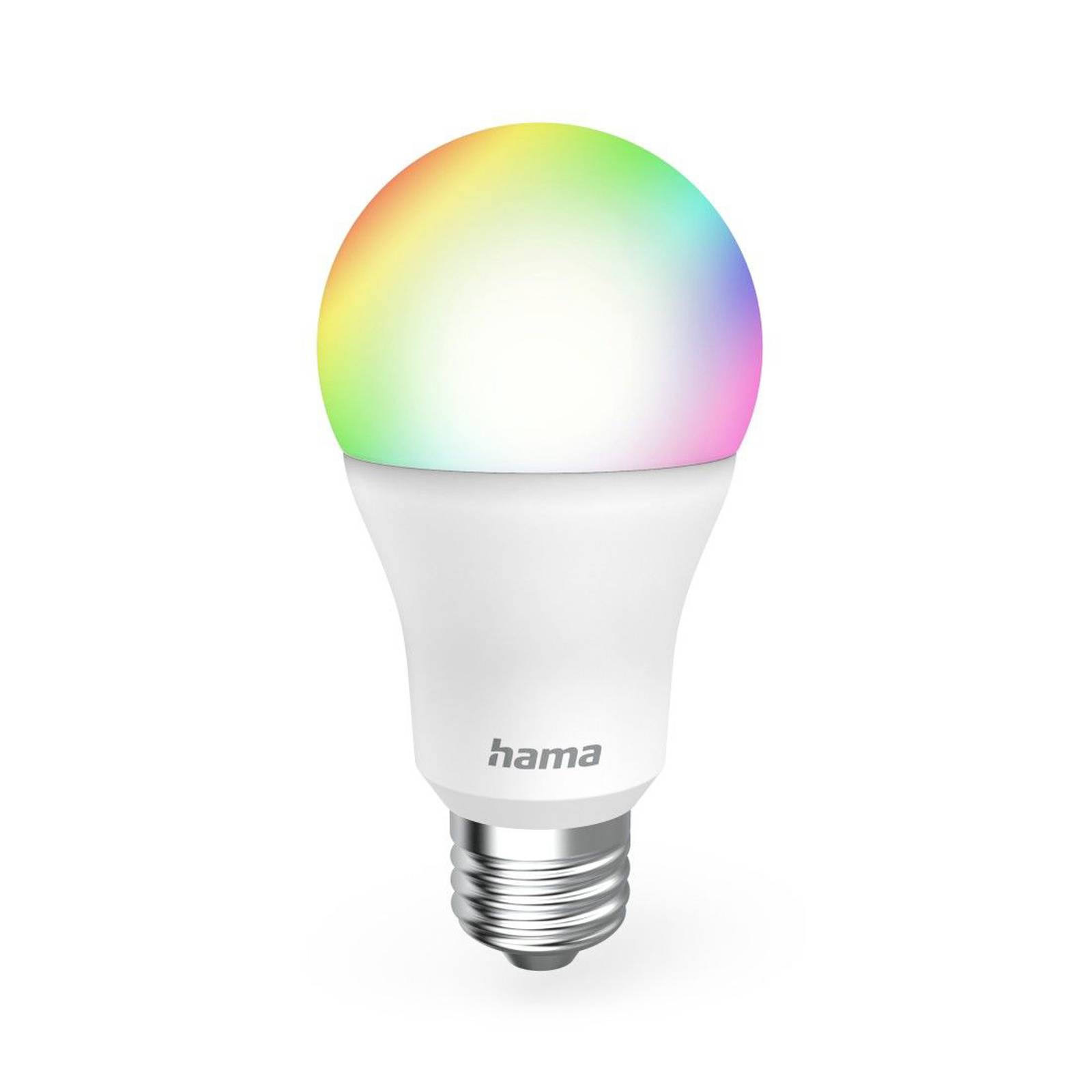 Hama Smart LED-Leuchtmittel klar E27 A60 WLAN Matter 9W RGBW