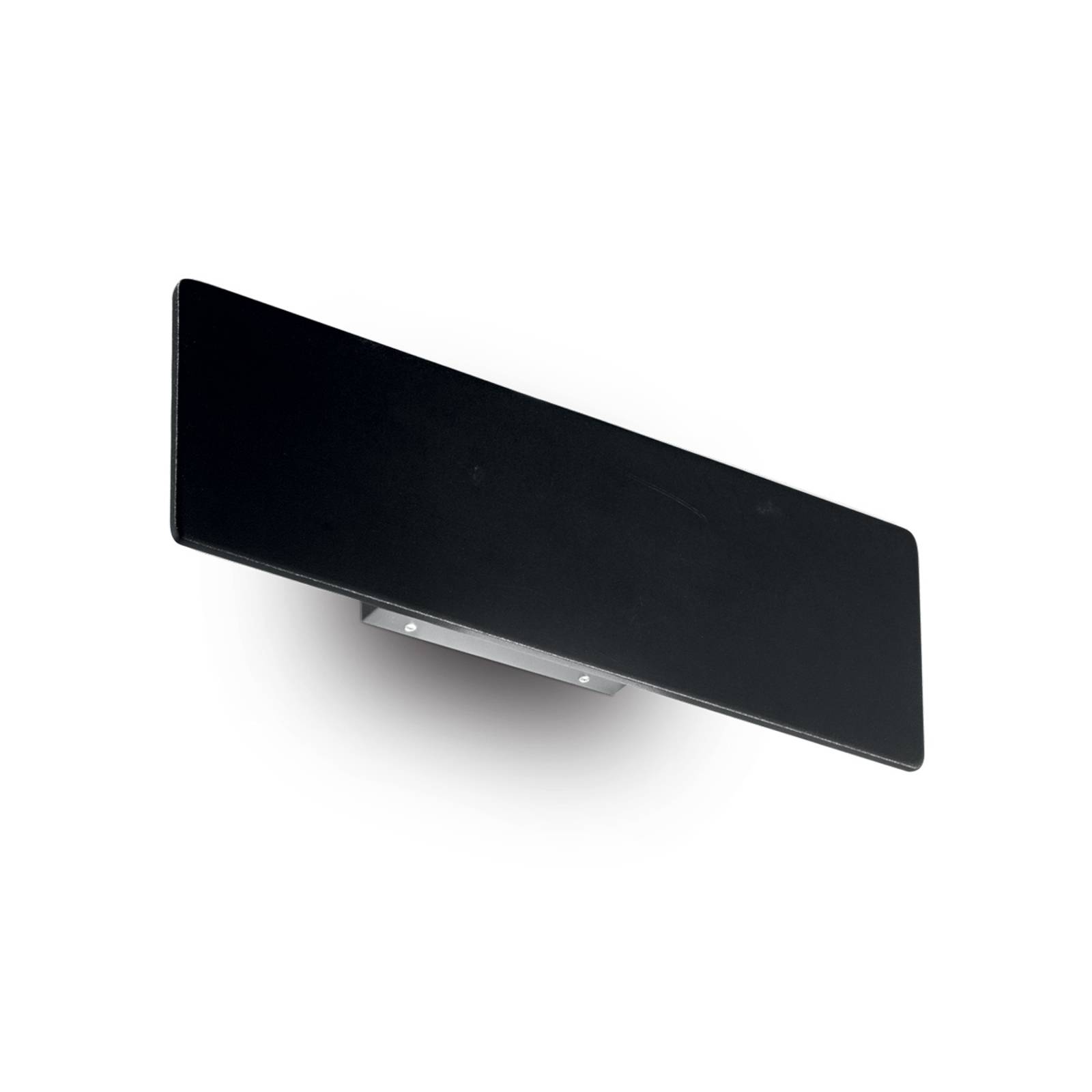 Ideallux LED-Wandleuchte Zig Zag schwarz, Breite 29 cm
