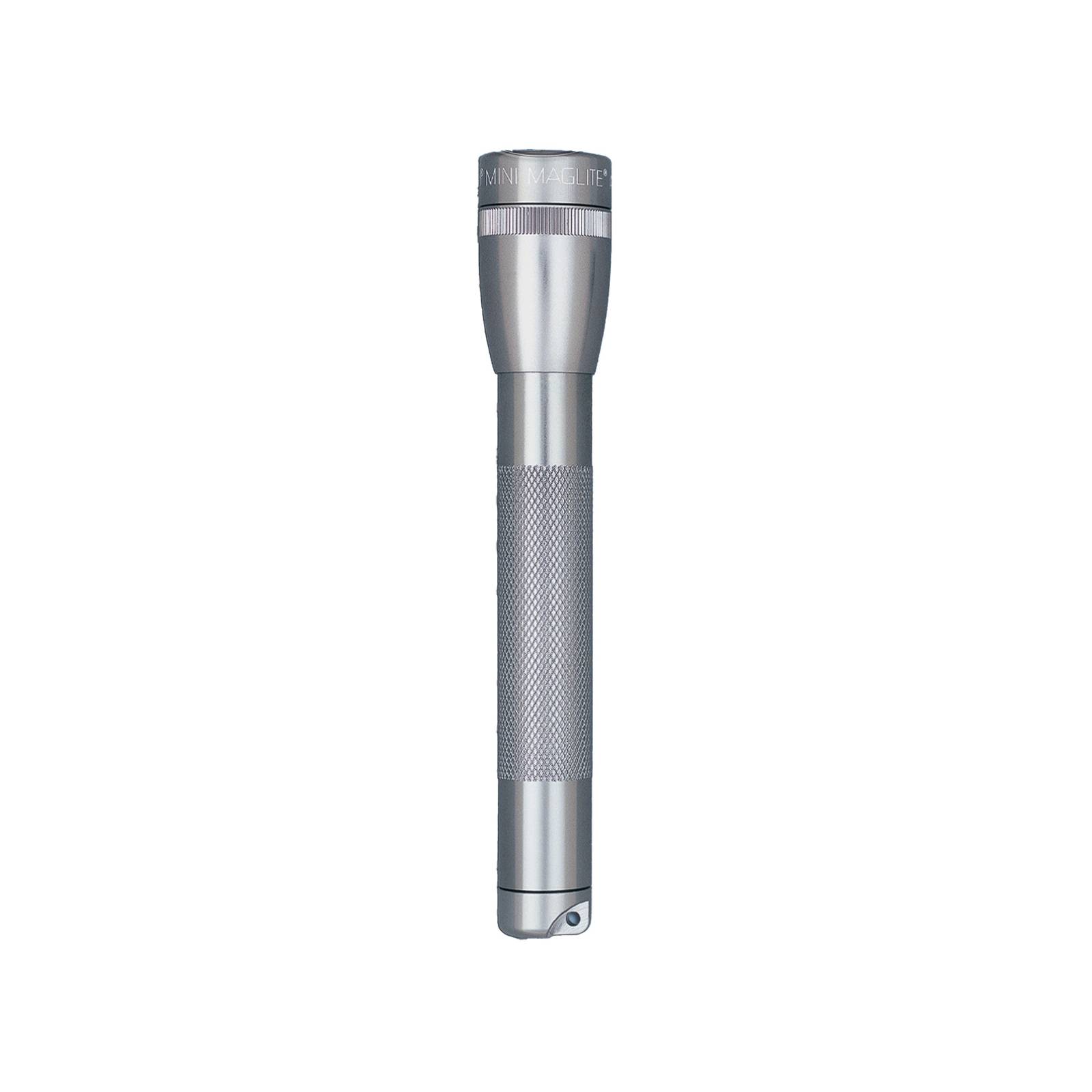 Maglite Xenon-Taschenlampe Mini, 2-Cell AA, Holster, grau